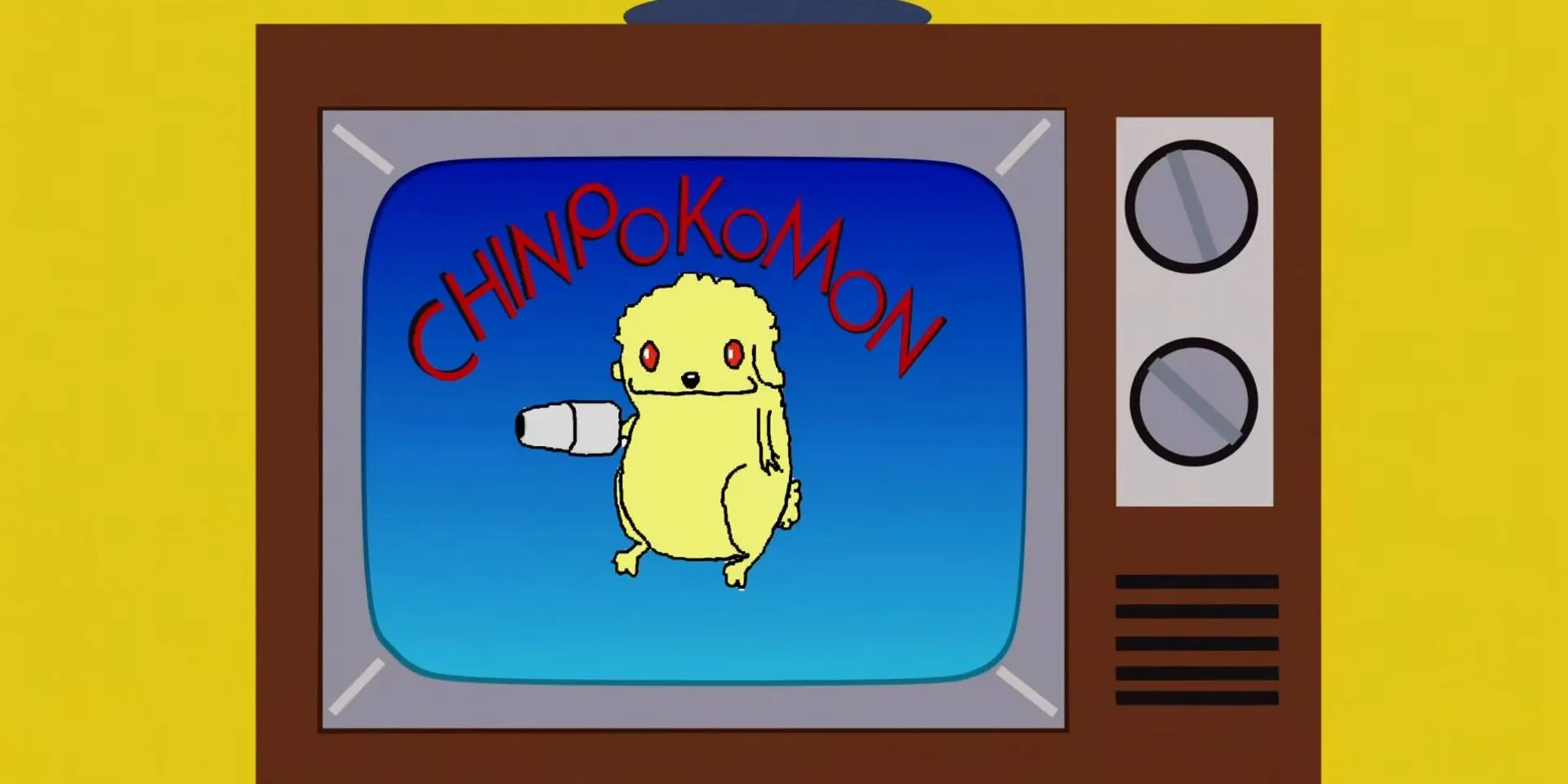 Màn hình tiêu đề game Chinpokomon trong South Park