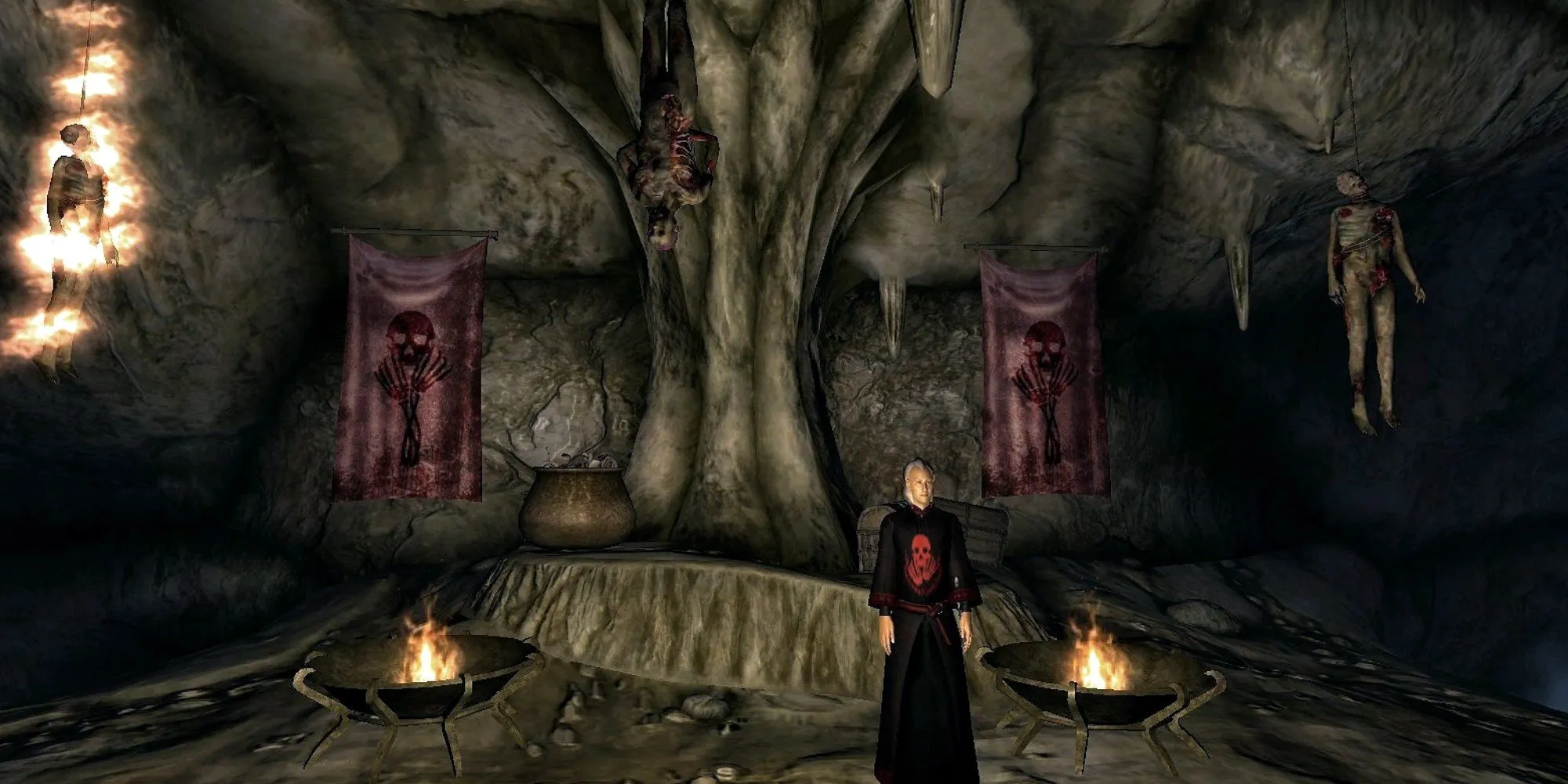 Mannimarco, Vua Giun, chờ đợi người chơi tại sào huyệt cuối game Oblivion