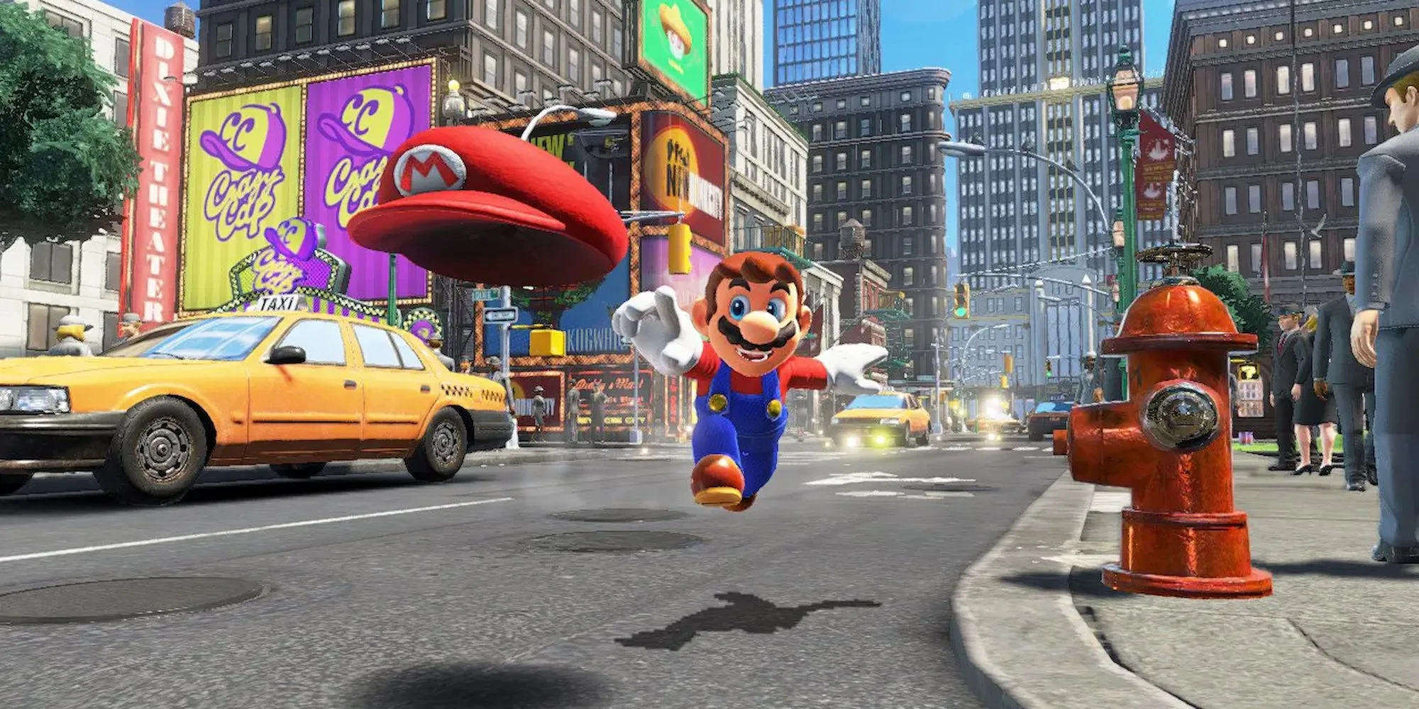 10 Game Bom Tấn Vượt Xa Kỳ Vọng, Khẳng Định Đẳng Cấp Huyền Thoại 1 Mario tung nón Cappy trong Super Mario Odyssey khám phá vương quốc