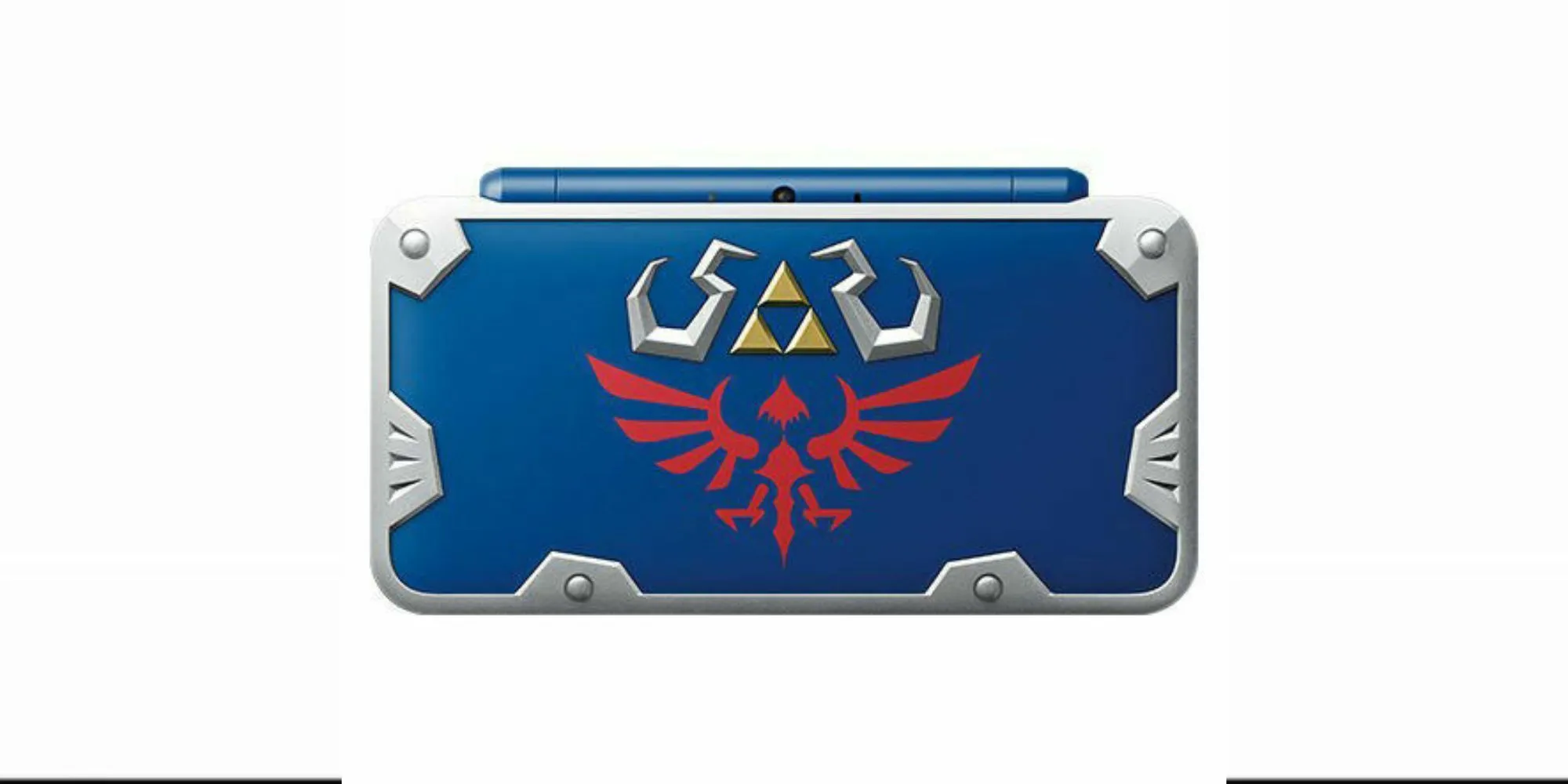 Top 8 Máy Game Cầm Tay Hay Bị Đánh Giá Thấp Đáng Khám Phá 1 Máy New Nintendo 2DS XL phiên bản Hylian Shield đặc biệt