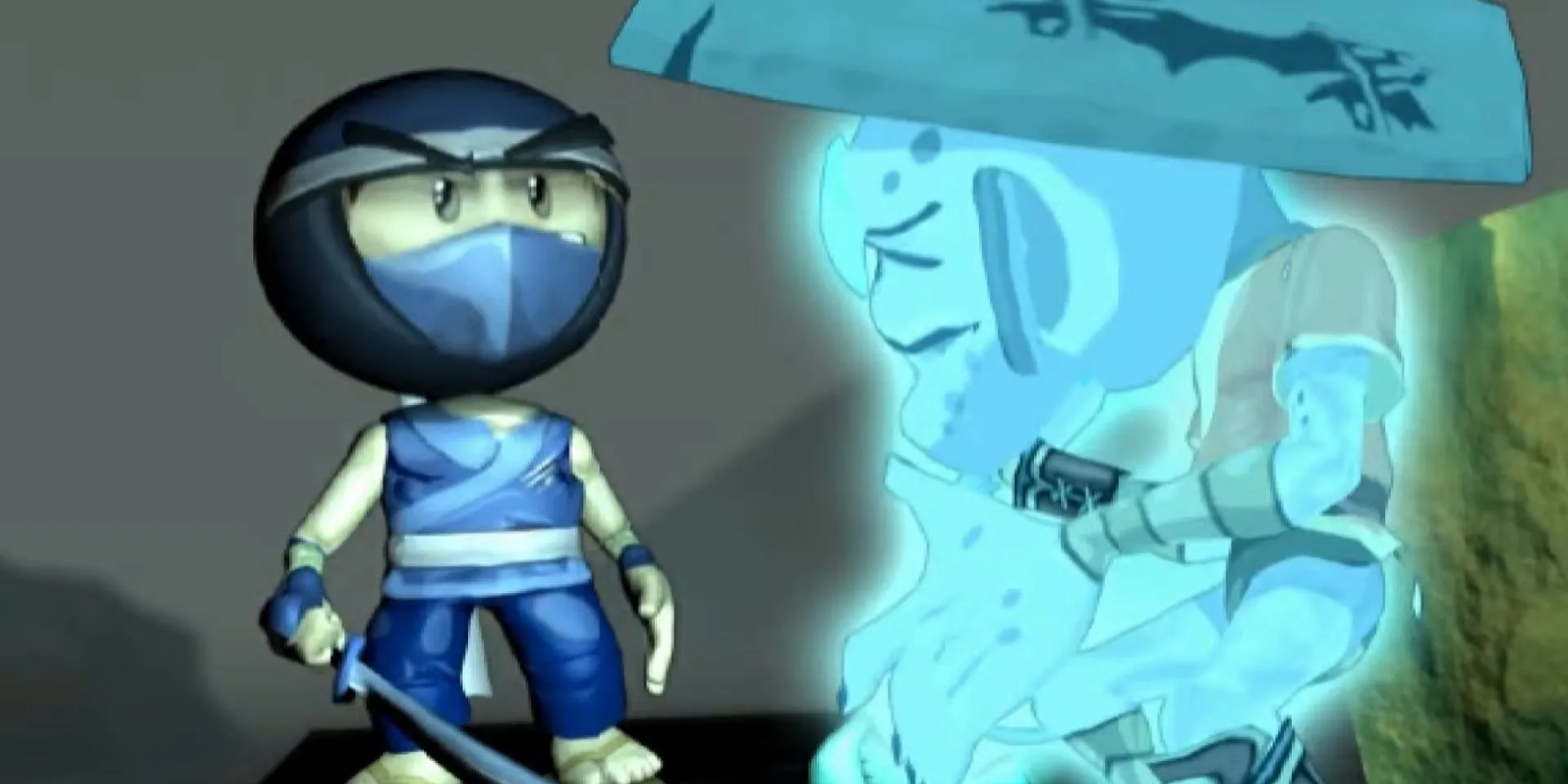 Một cảnh cắt từ đoạn giới thiệu của game I-Ninja