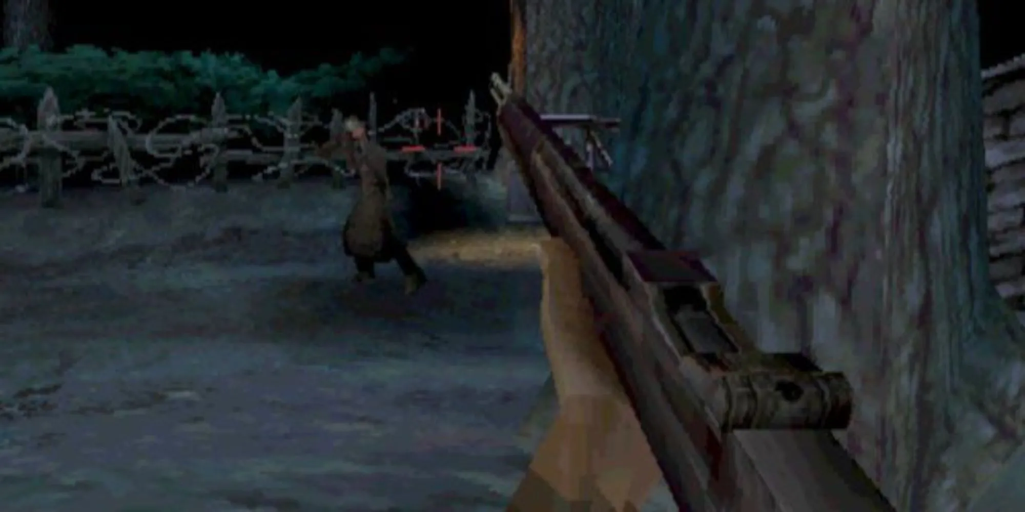 Một cảnh trong game Medal of Honor với người lính đang nhắm bắn