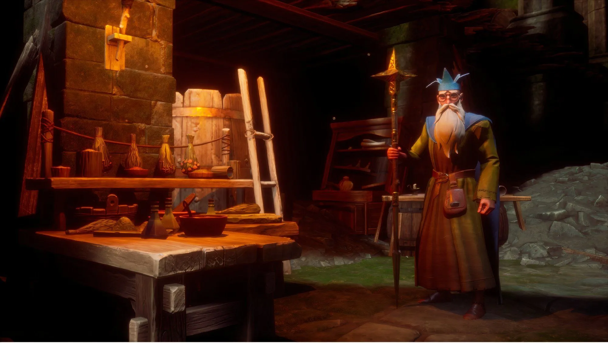 Một cảnh trong RuneScape: Dragonwilds cho thấy tiềm năng đồ họa và thế giới game
