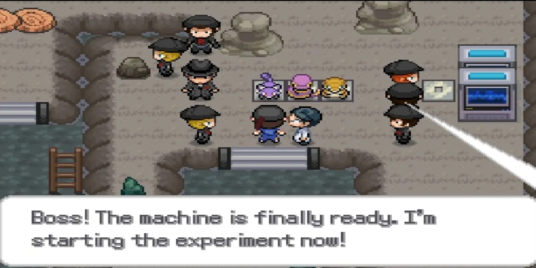 Một phân đoạn cốt truyện tại Núi Moon liên quan đến thử nghiệm kết hợp ba Pokemon trong Pokemon Infinite Fusion