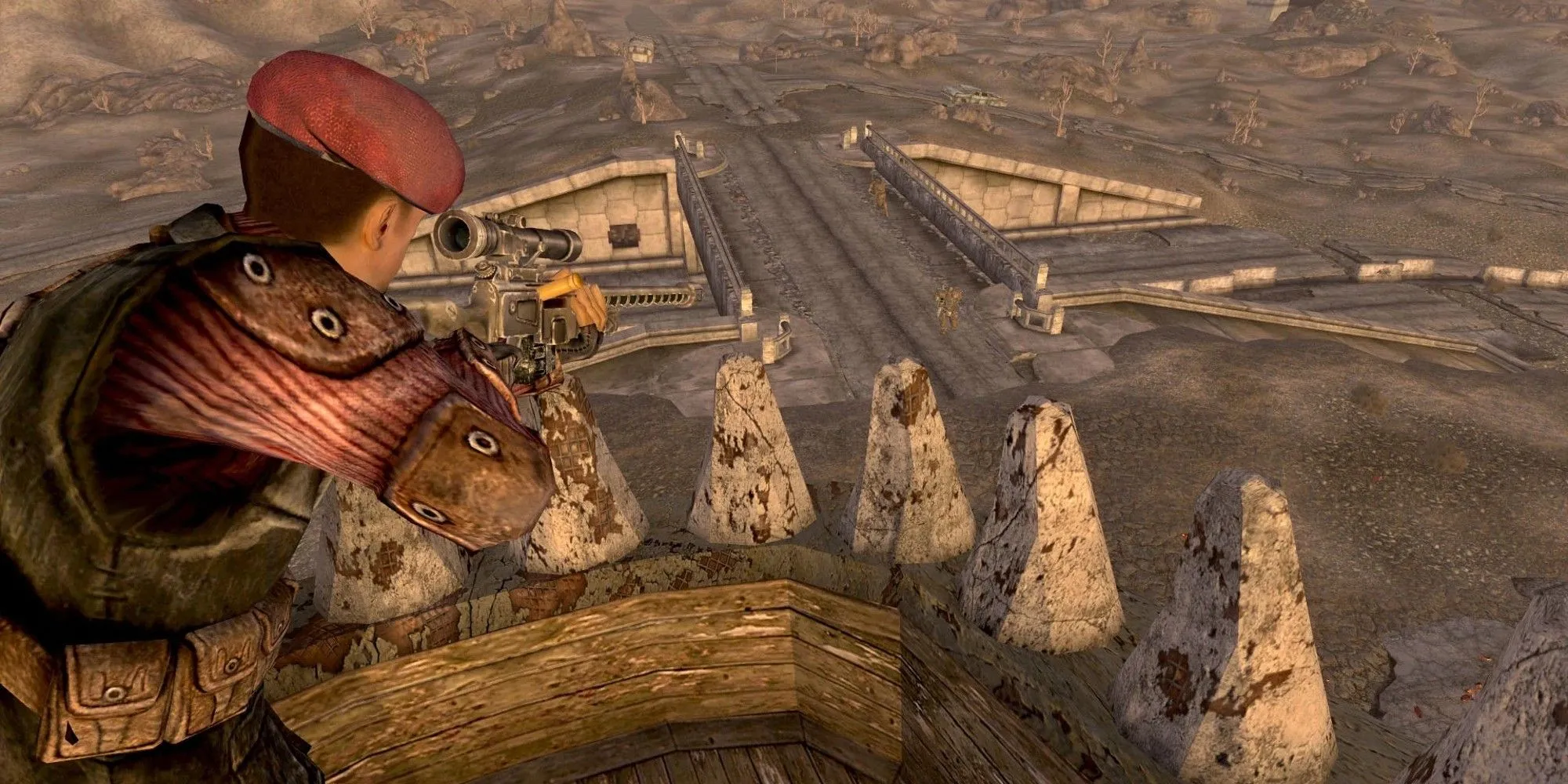 Một tay súng bắn tỉa tại vùng đất hoang trong Fallout New Vegas