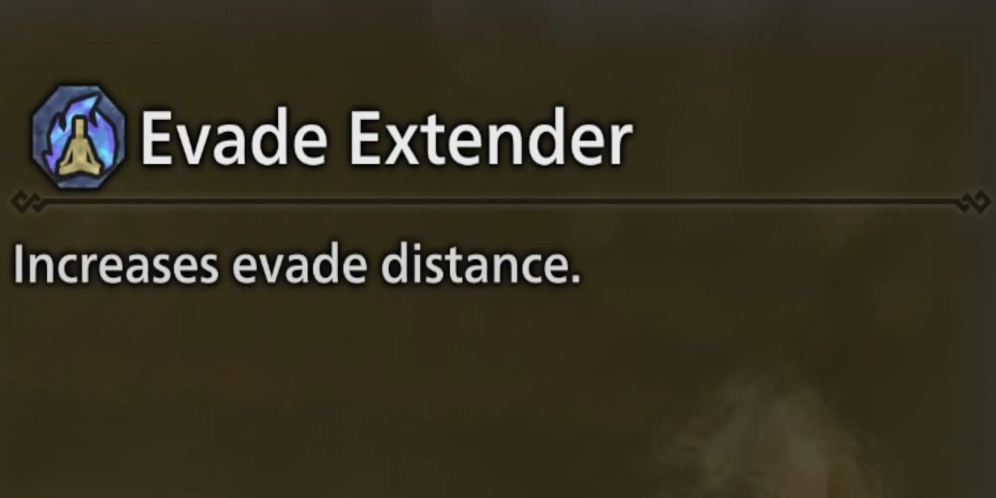 Một thợ săn trong Monster Hunter Wilds sử dụng Evade Extender để né xa khỏi vùng tấn công của quái vật