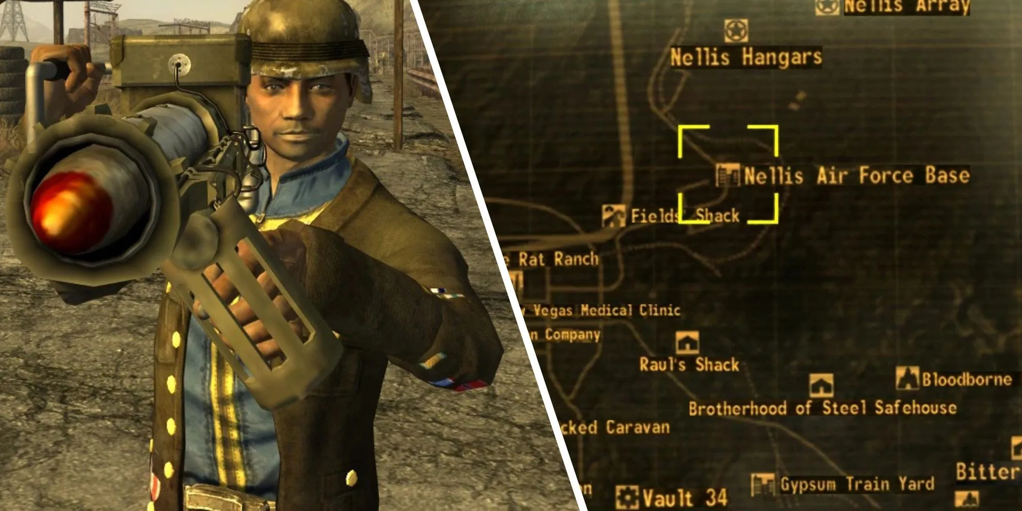 Một vụ nổ lớn tại Căn cứ Không quân Nellis trong Fallout New Vegas