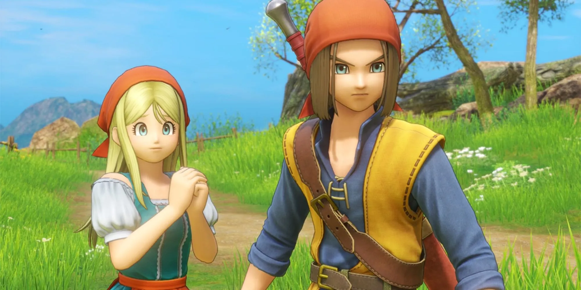 Người hùng và đồng đội trong Dragon Quest XI
