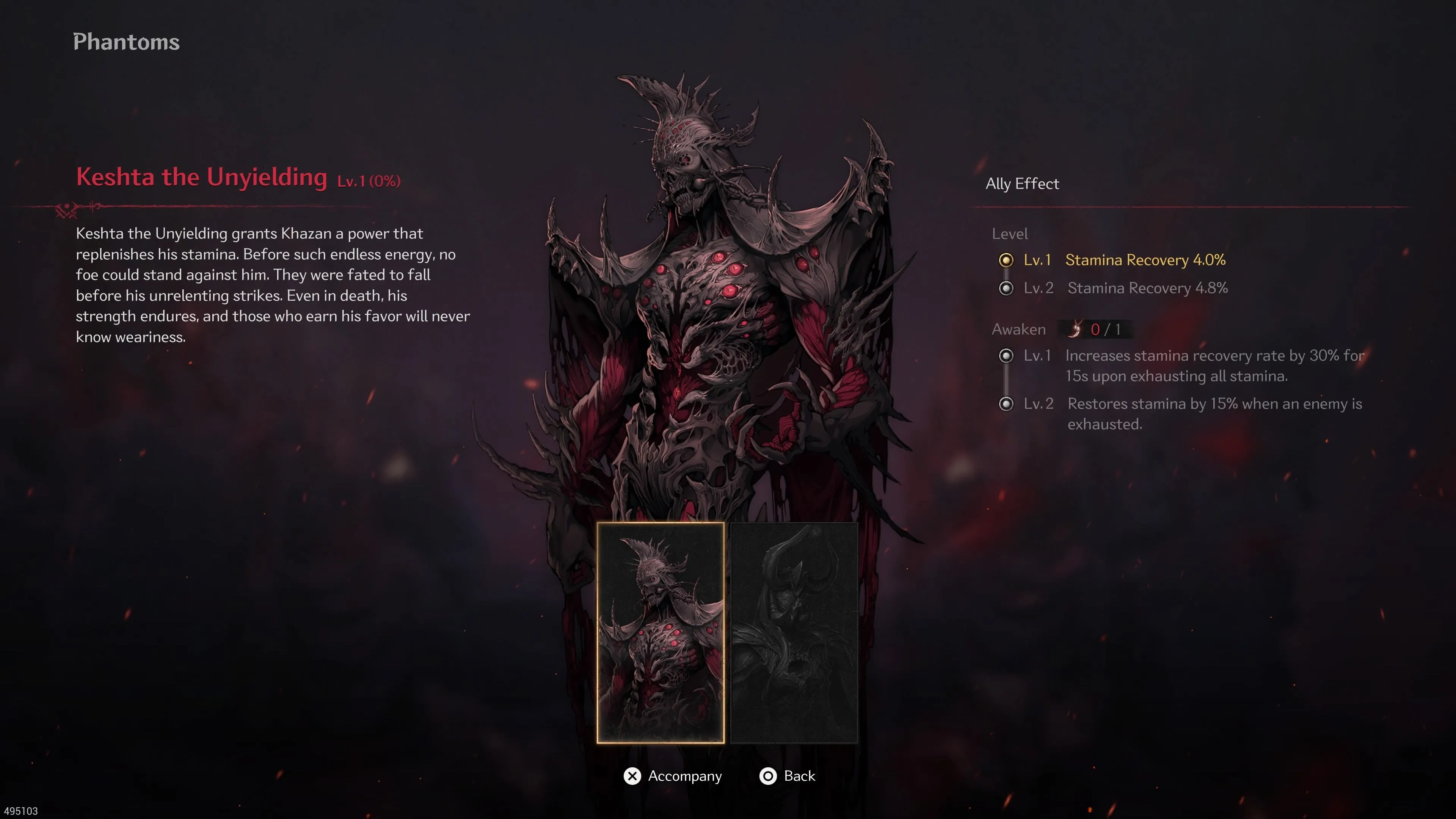 Nhân vật Khazan chiến đấu cùng một Phantom trong The First Berserker Khazan