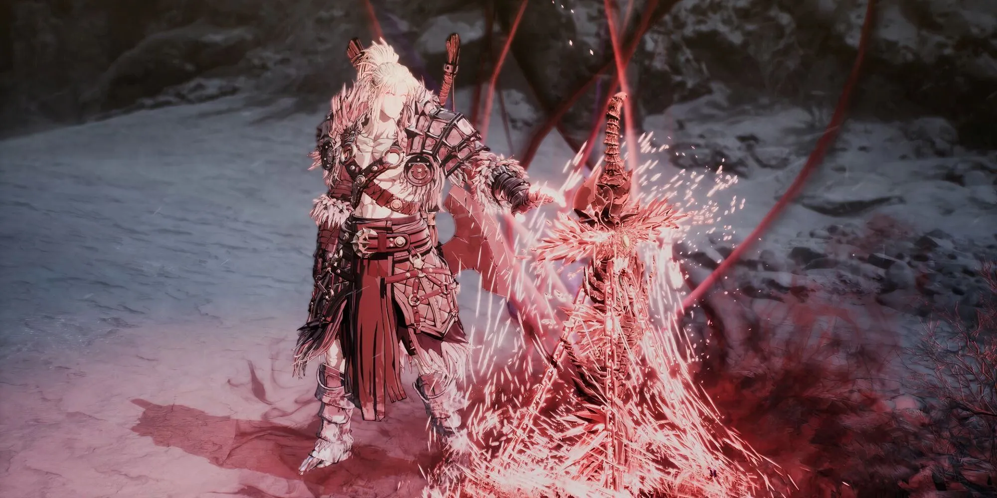Đánh giá The First Berserker: Khazan - Làn Gió Mới Soulslike? 1 Nhân vật Khazan đứng trước Blade Nexus trong The First Berserker Khazan