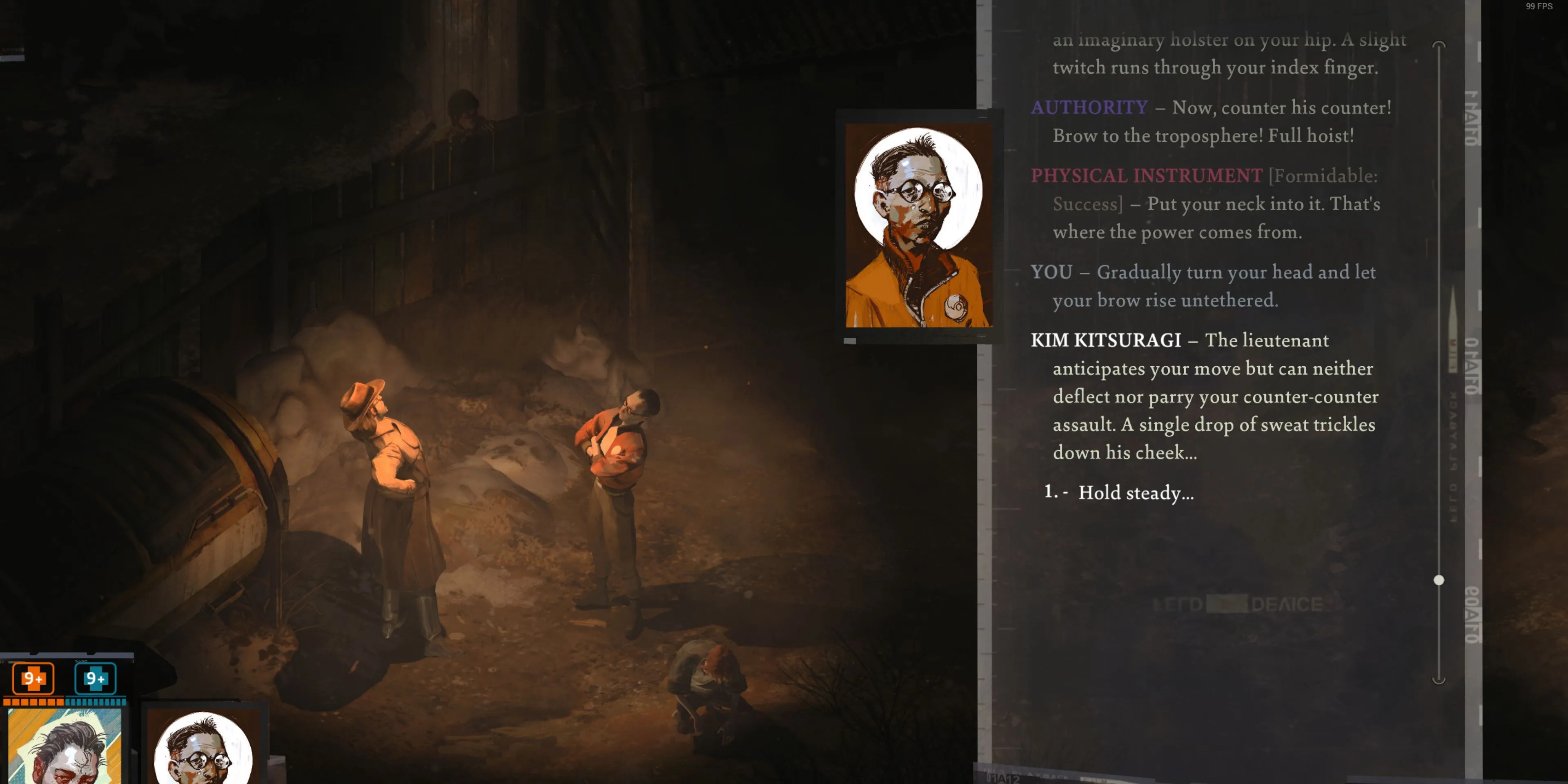 Nhân vật Kim Kitsuragi trong Disco Elysium
