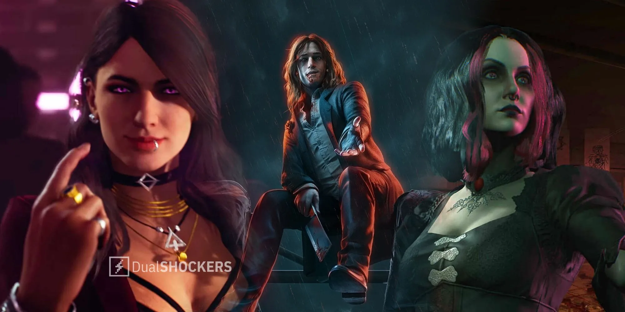 Nhân vật ma cà rồng trong Vampire: The Masquerade - Bloodlines 2 giữa đêm Seattle