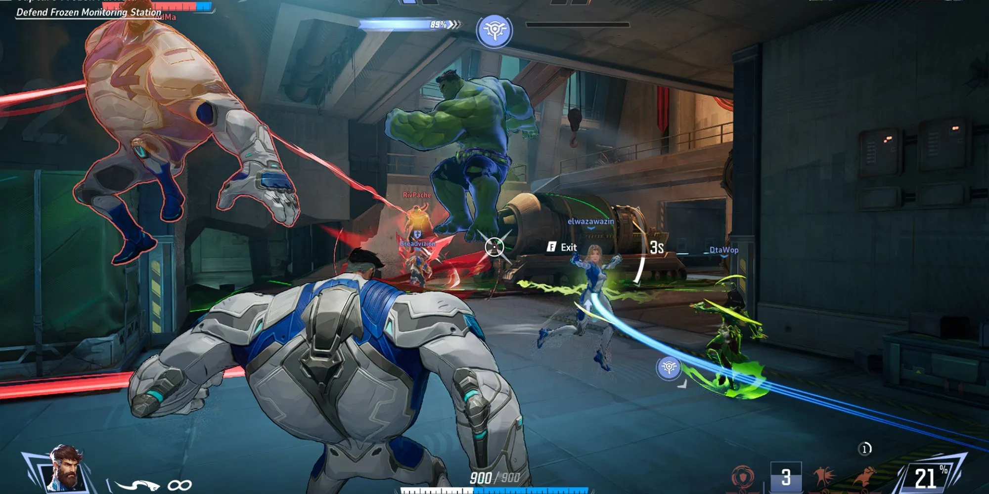 Nhân vật Mister Fantastic trong gameplay Marvel Rivals