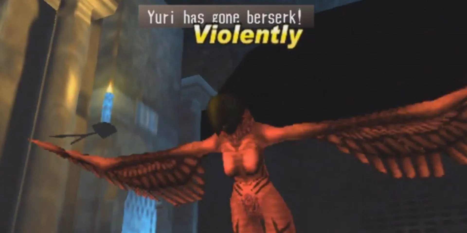 Nhân vật Yuri hóa điên trong game Shadow Hearts