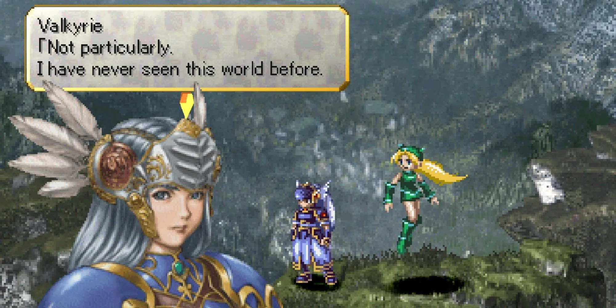 Nữ thần Valkyrie Lenneth trong Valkyrie Profile