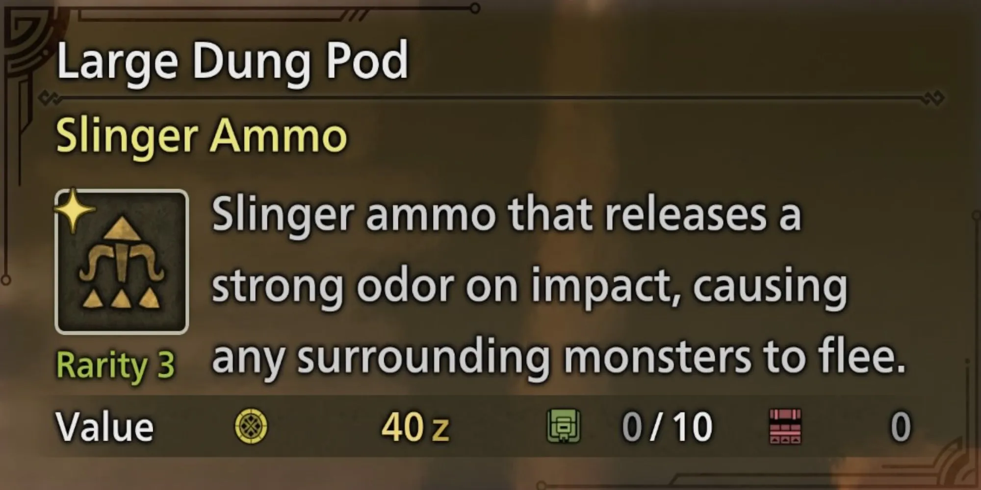 Phân ném (Dung Pod) giúp đuổi quái vật không mong muốn trong Monster Hunter Wilds