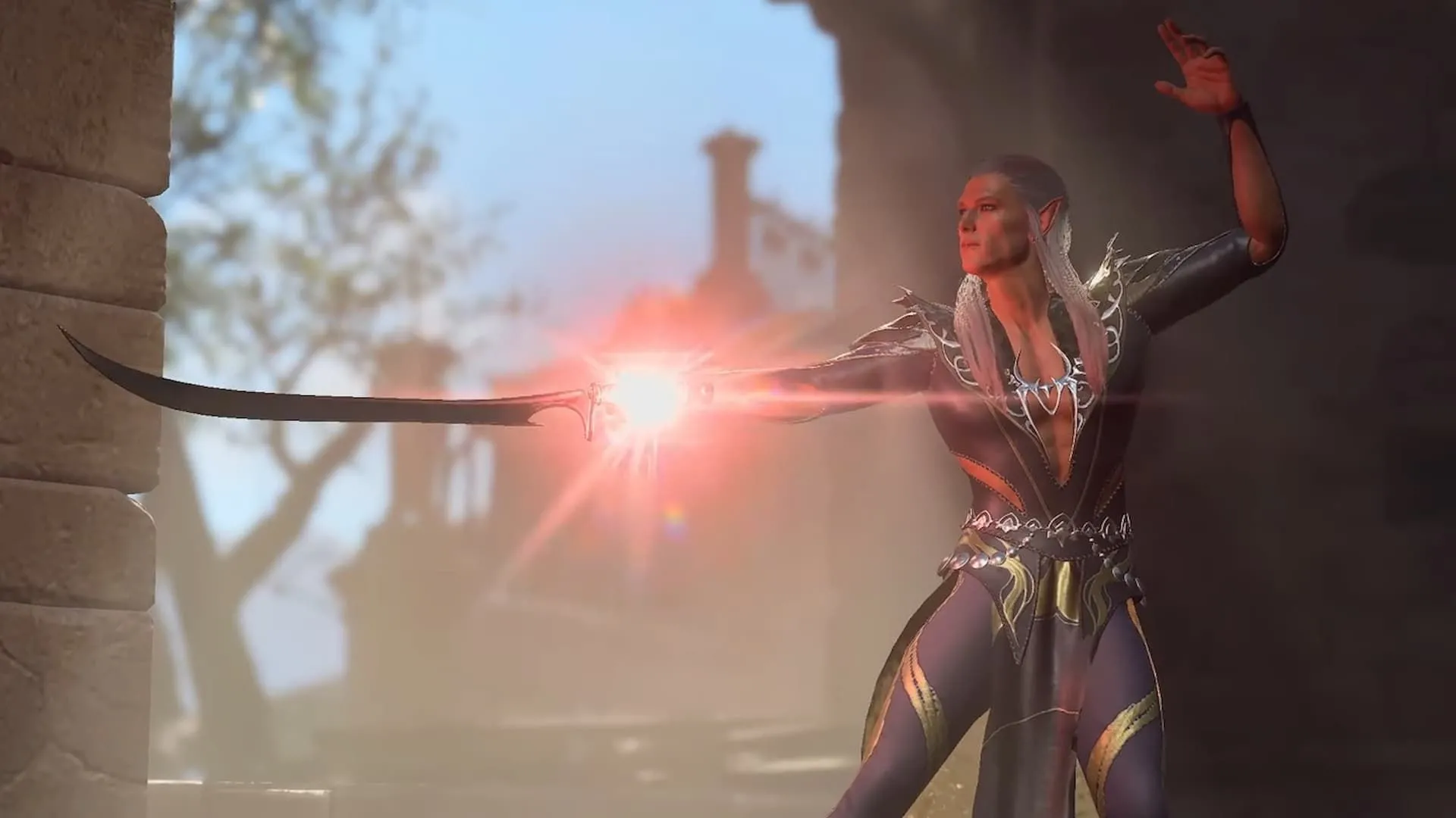 Pháp sư Bladesinger Baldur's Gate 3 thi triển phép thuật mạnh mẽ