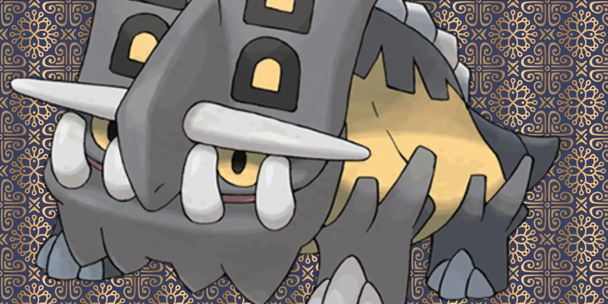 Pokémon Bastiodon với khuôn mặt khiên khổng lồ và vững chãi
