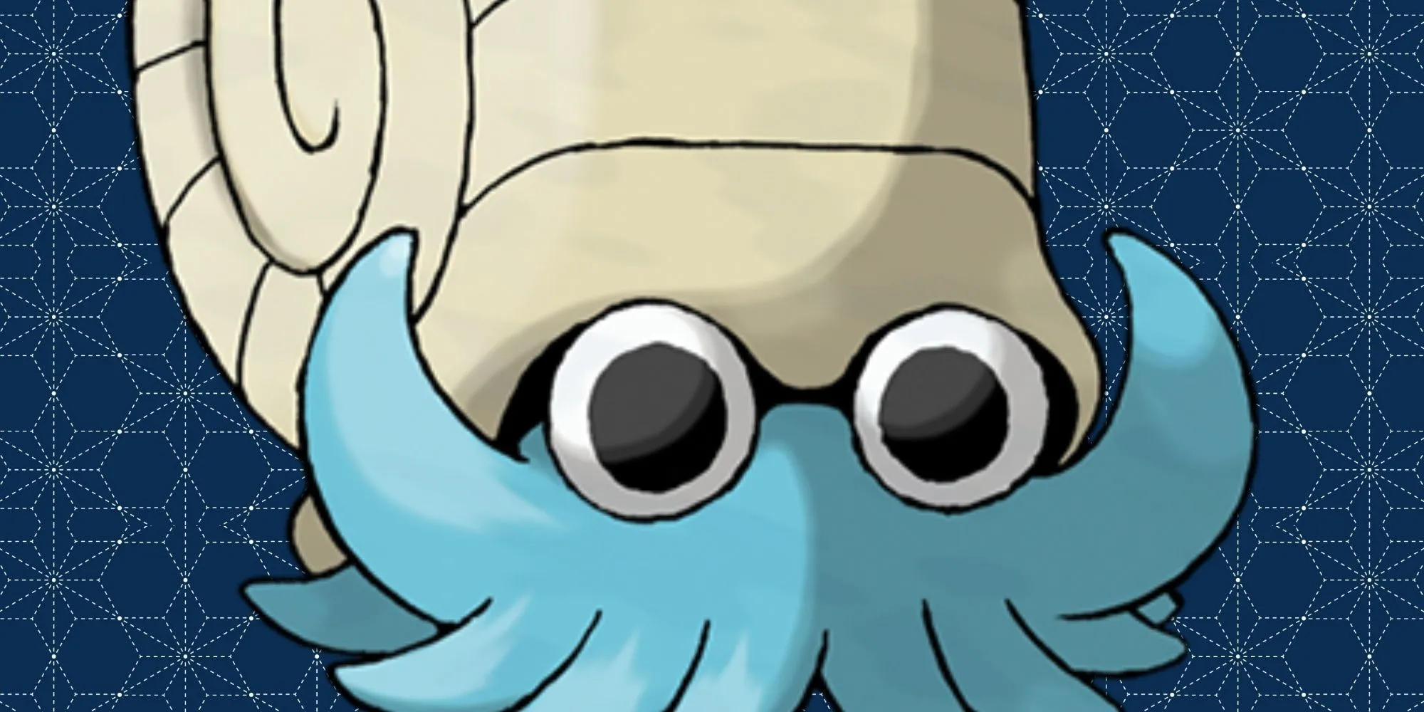 Pokémon Omanyte hóa thạch cổ đại với nhiều xúc tu