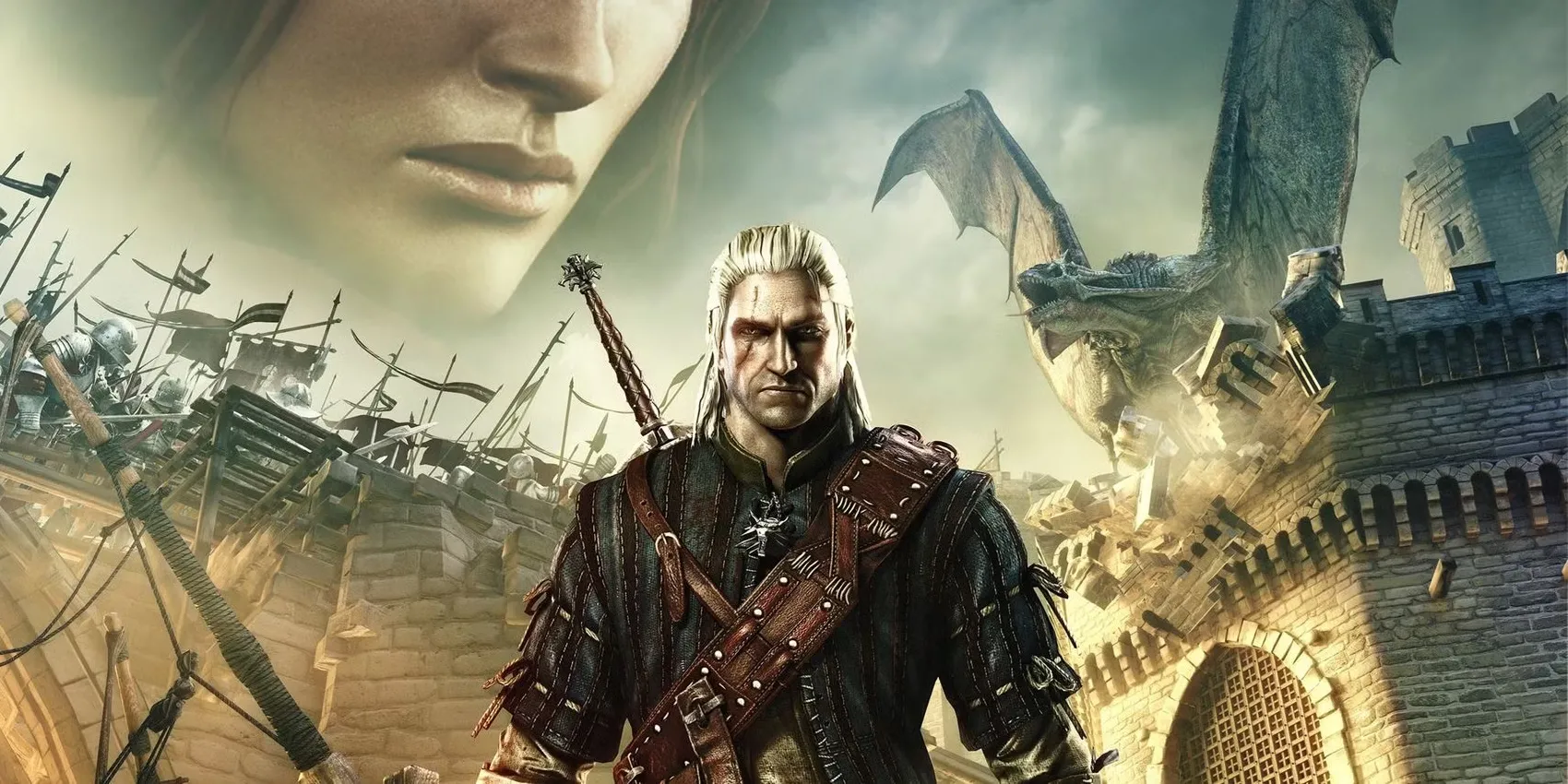 Poster The Witcher 2 Assassins of Kings với Geralt