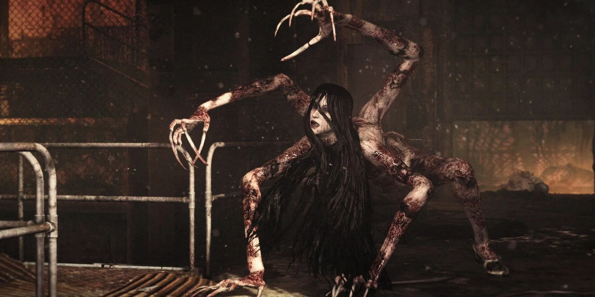 Quái vật Laura nhiều tay truy đuổi trong The Evil Within