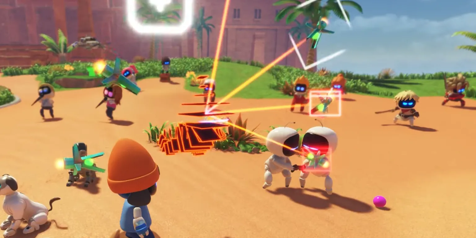 Robot Rez trong game Astro Bot với thiết kế độc đáo