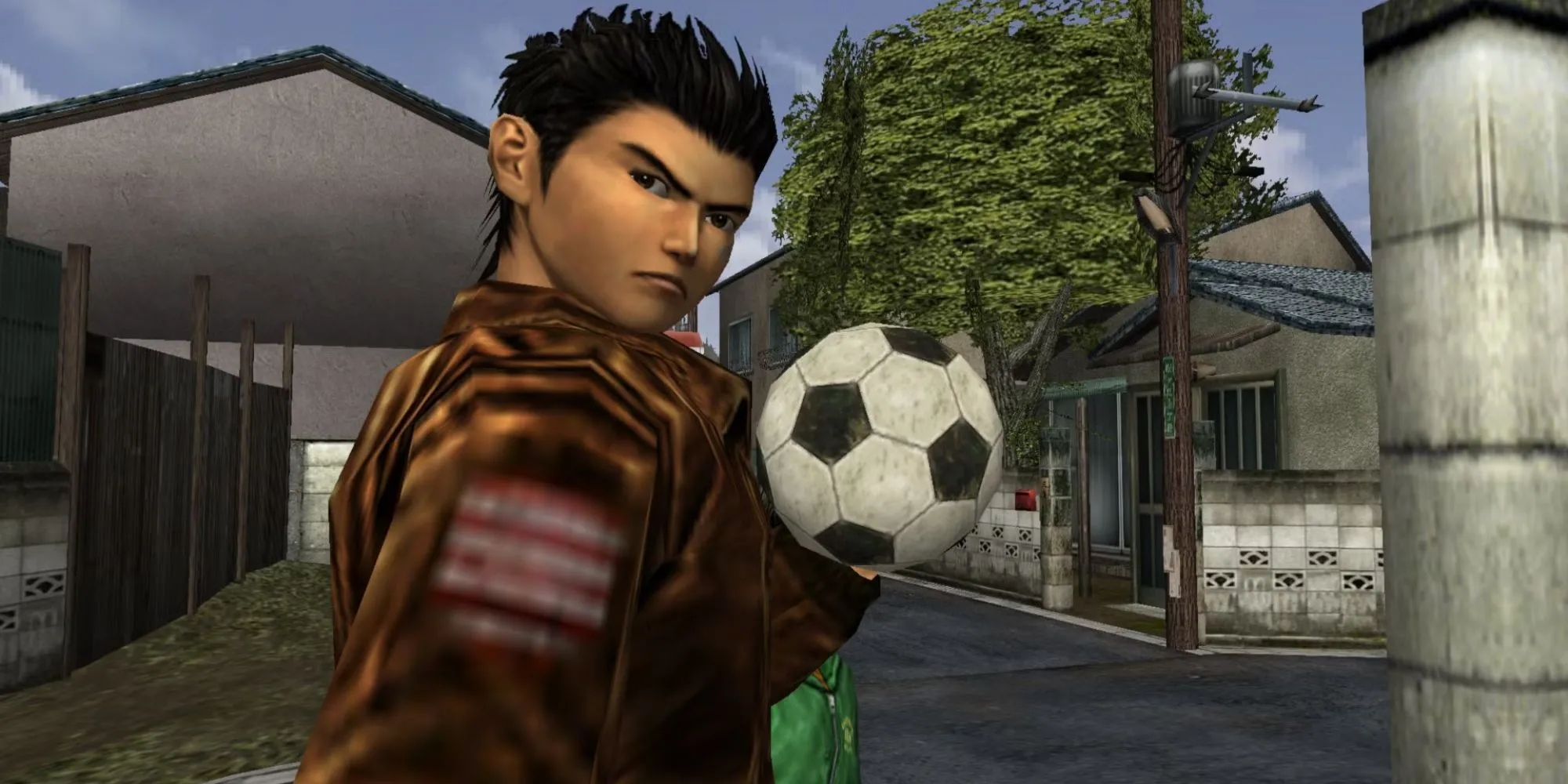 Ryo Hazuki trong một cảnh game Shenmue