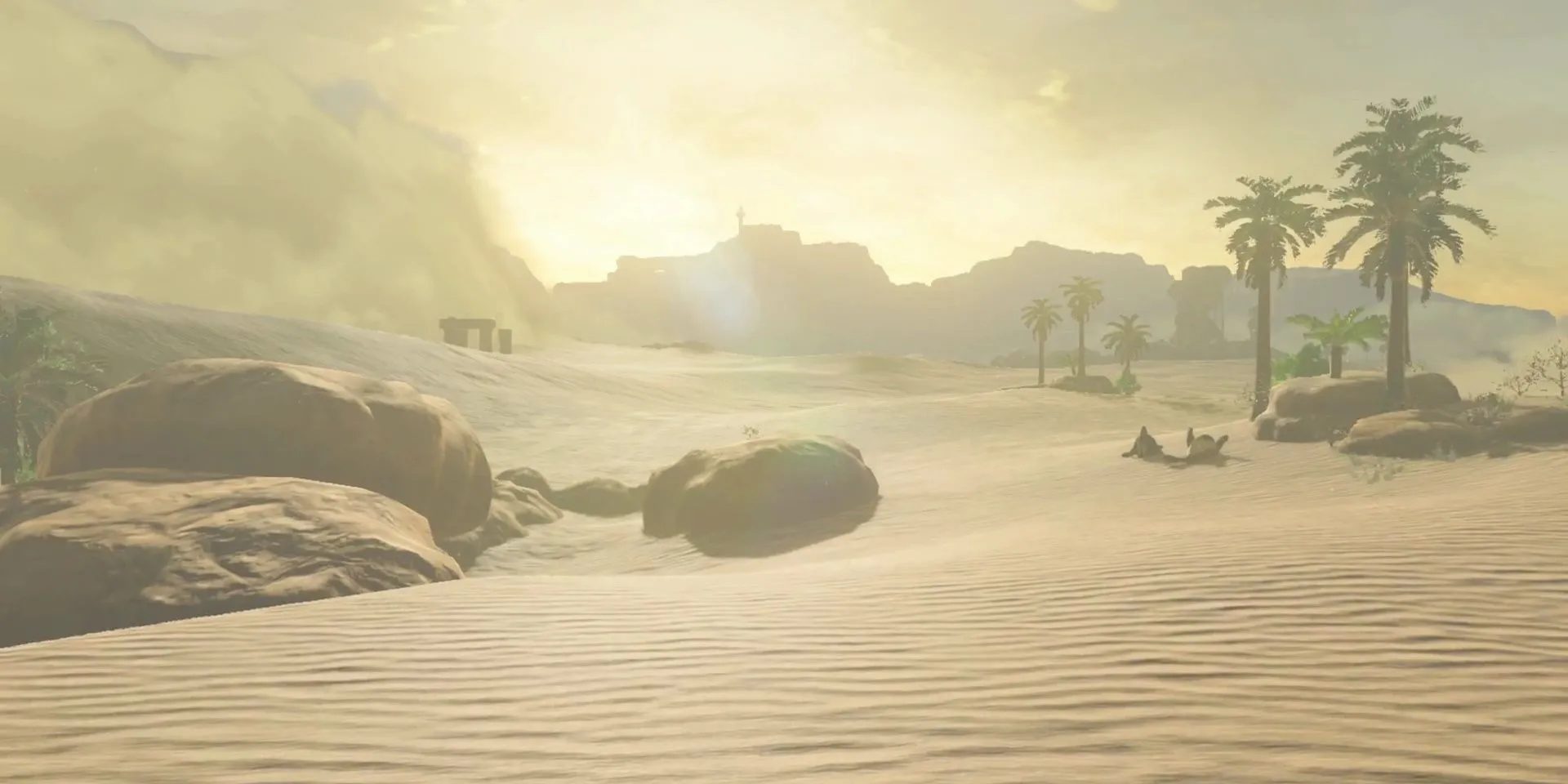 Sa mạc Gerudo hùng vĩ trong The Legend of Zelda: Breath of the Wild