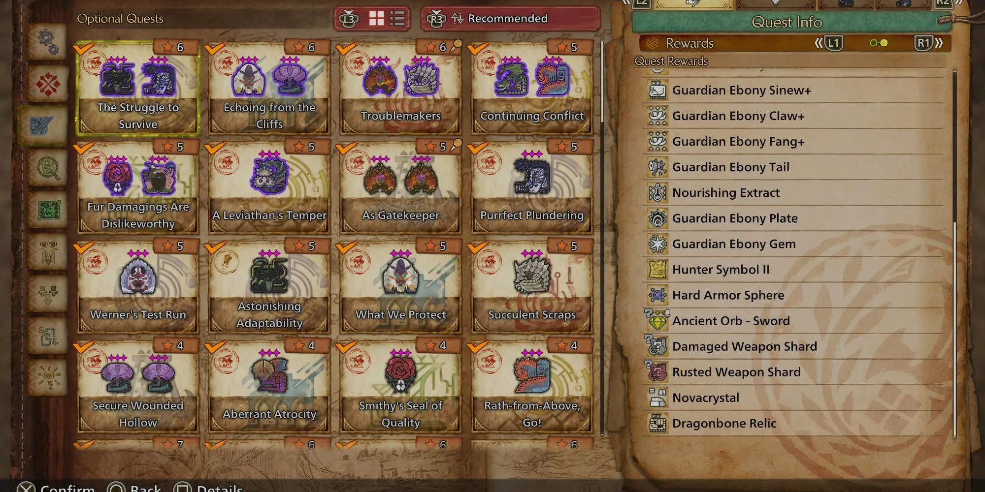 Thợ săn chiến đấu với quái vật trong một nhiệm vụ High Rank của Monster Hunter Wilds có thể thưởng Novacrystal