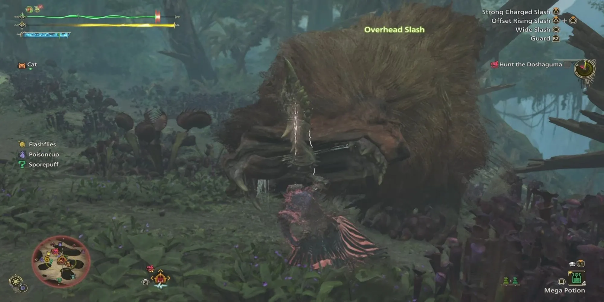 Top 10 Bùa (Charms) Mạnh Nhất Monster Hunter Wilds Nên Sở Hữu 1 Thợ săn Monster Hunter Wilds đang nhận sát thương từ quái vật