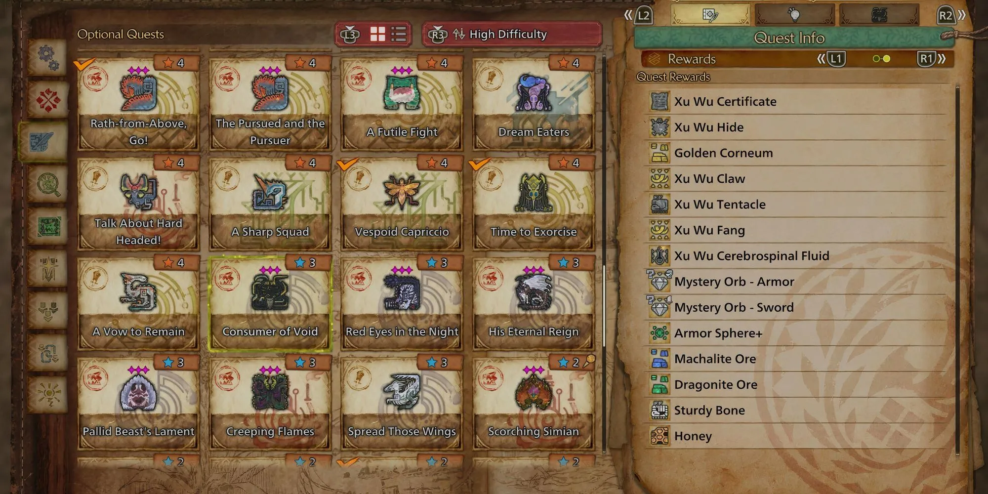 Tổng hợp các phần thưởng giá trị nhận được sau khi đánh bại Xu Wu trong Monster Hunter Wilds