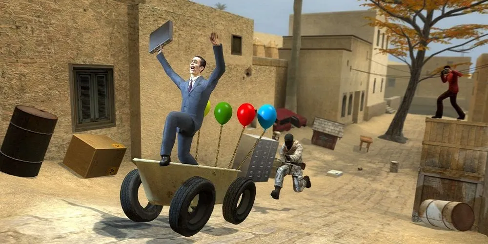Trải nghiệm Garry's Mod multiplayer hỗn loạn nhưng đầy sáng tạo cùng bạn bè