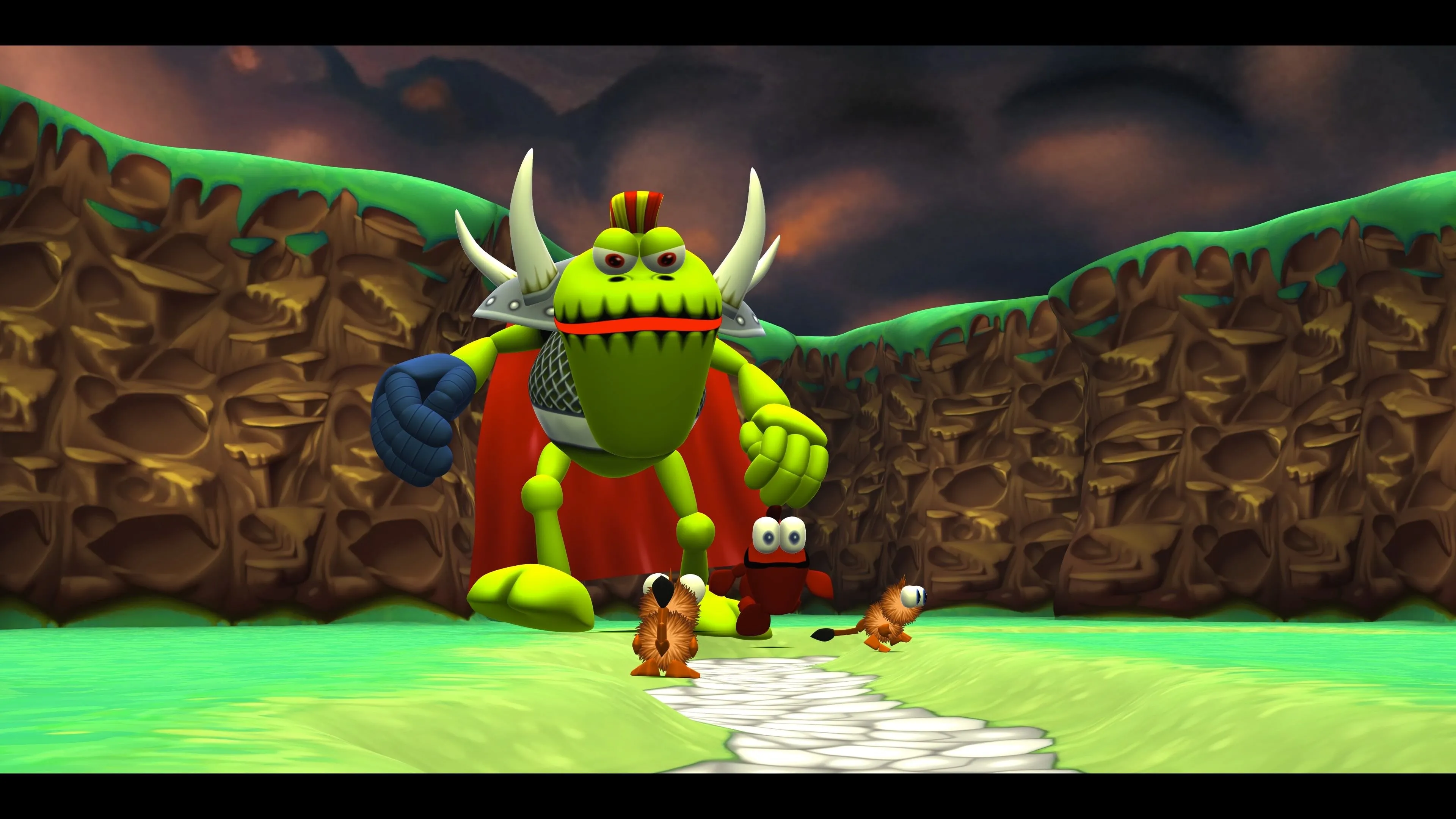 Trận đấu trùm cuối Baron Dante trong Croc Remaster