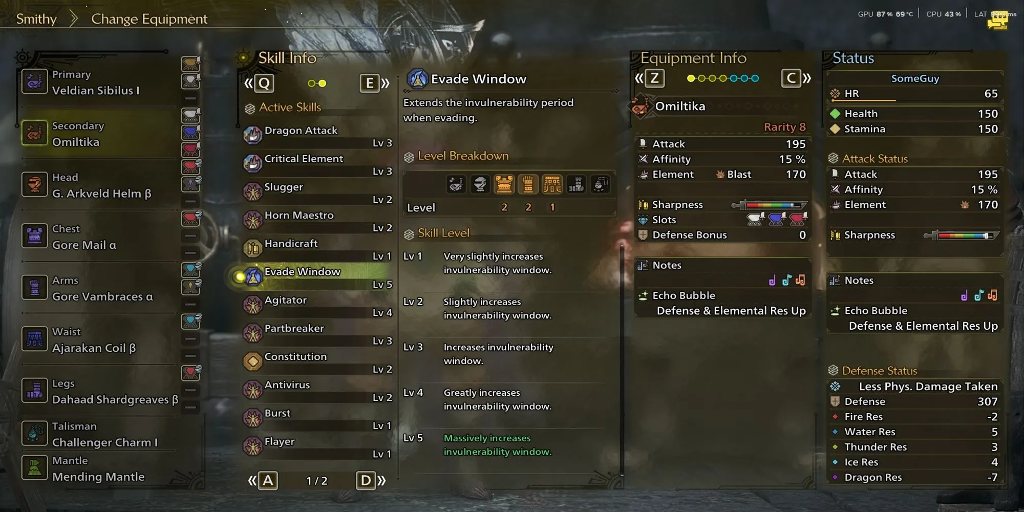 Trang bị và kỹ năng cho build Hunting Horn Monster Hunter Wilds hạng cao