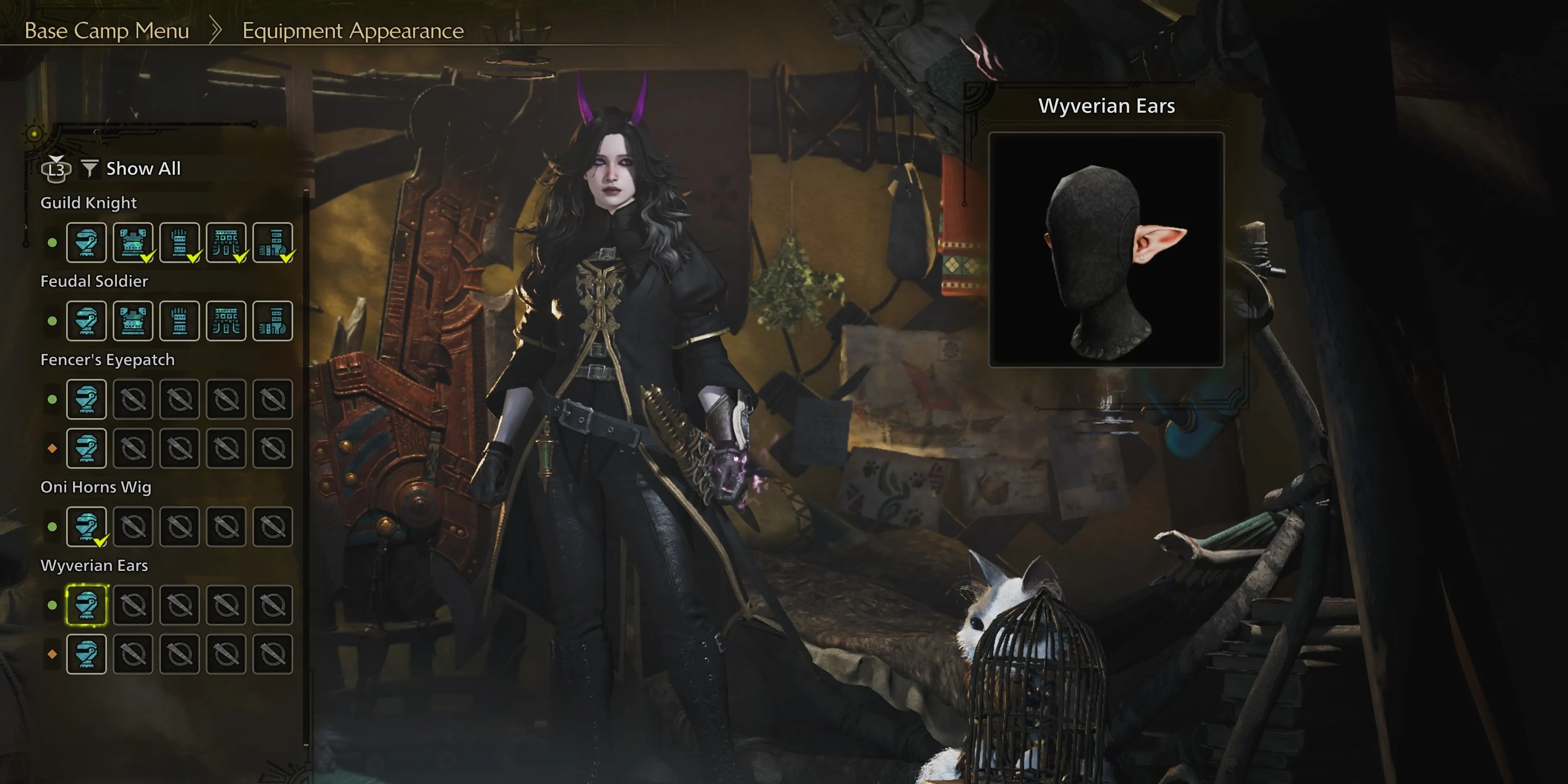Trang phục Tai Wyverian độc đáo trong gói Premium của Monster Hunter Wilds