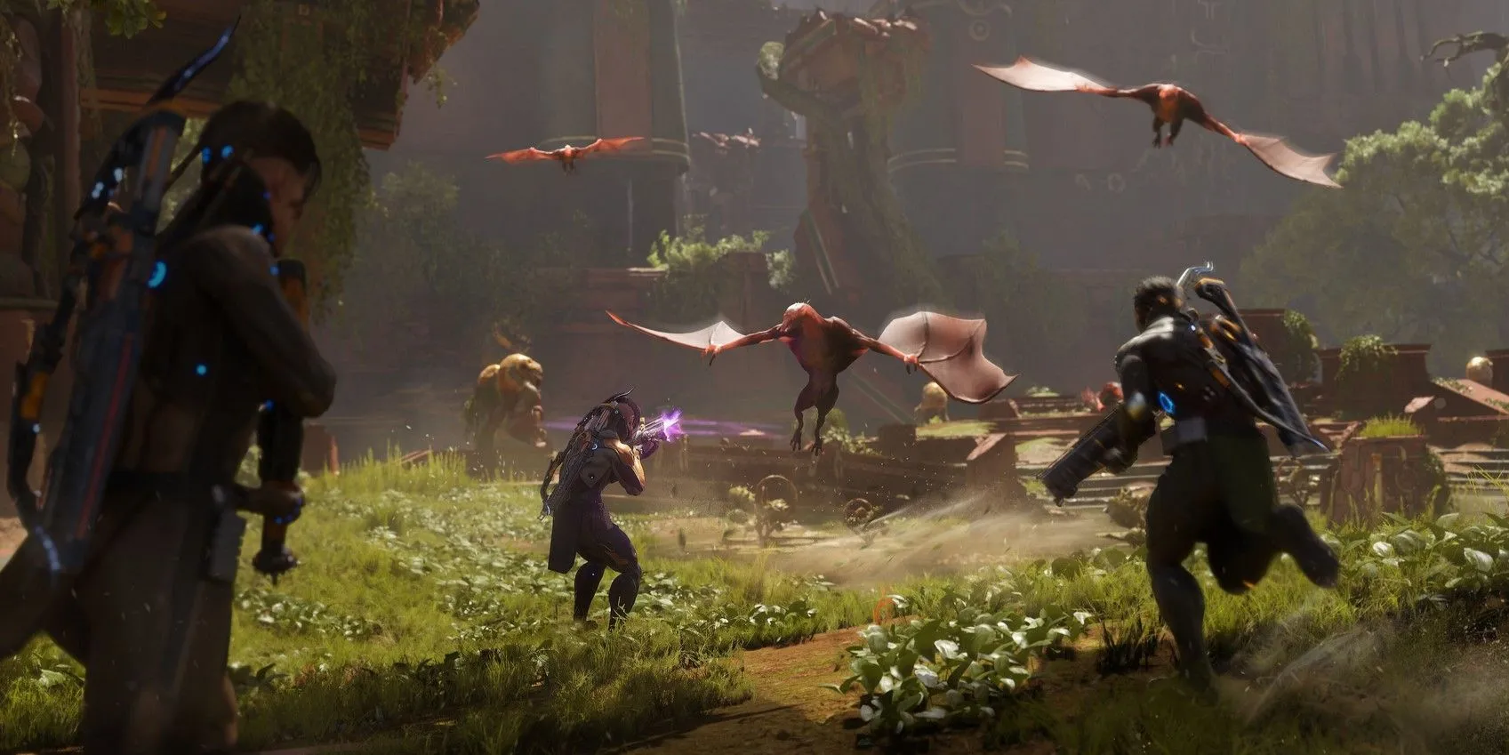 Vị trí Dapperwing trong Monster Hunter Wilds tại Scarlet Forest