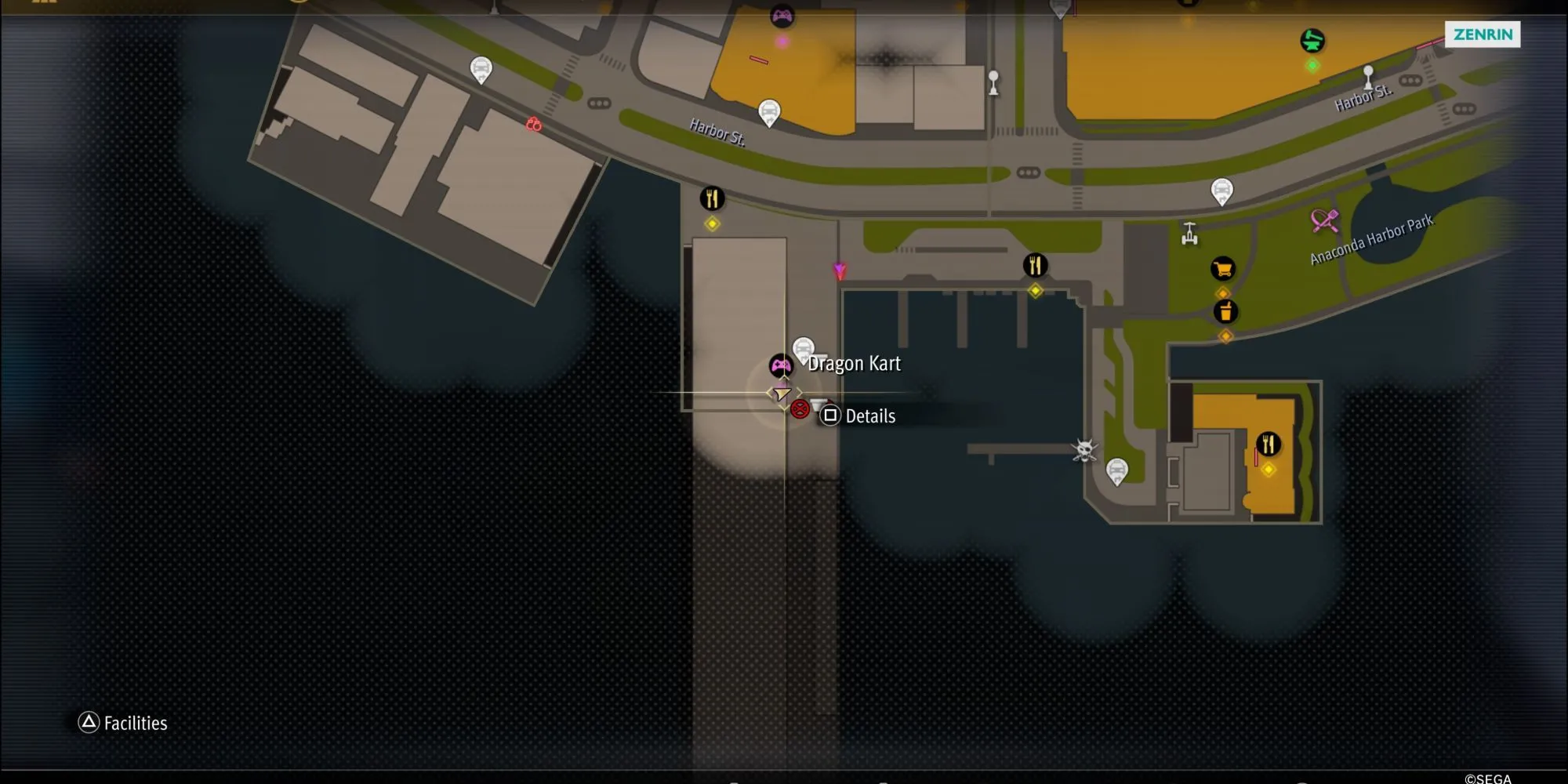 Dragon Kart Pirate Yakuza: Hướng Dẫn Toàn Tập Minigame Đua Xe 1 Vị trí Dragon Kart tại công viên Anaconda Harbor Park trong Like A Dragon Pirate Yakuza In Hawaii