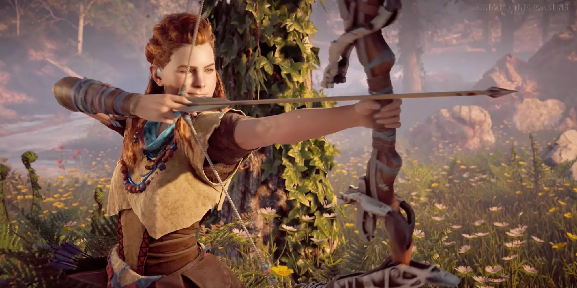Aloy - nhân vật chính game nhập vai phiêu lưu Horizon Zero Dawn