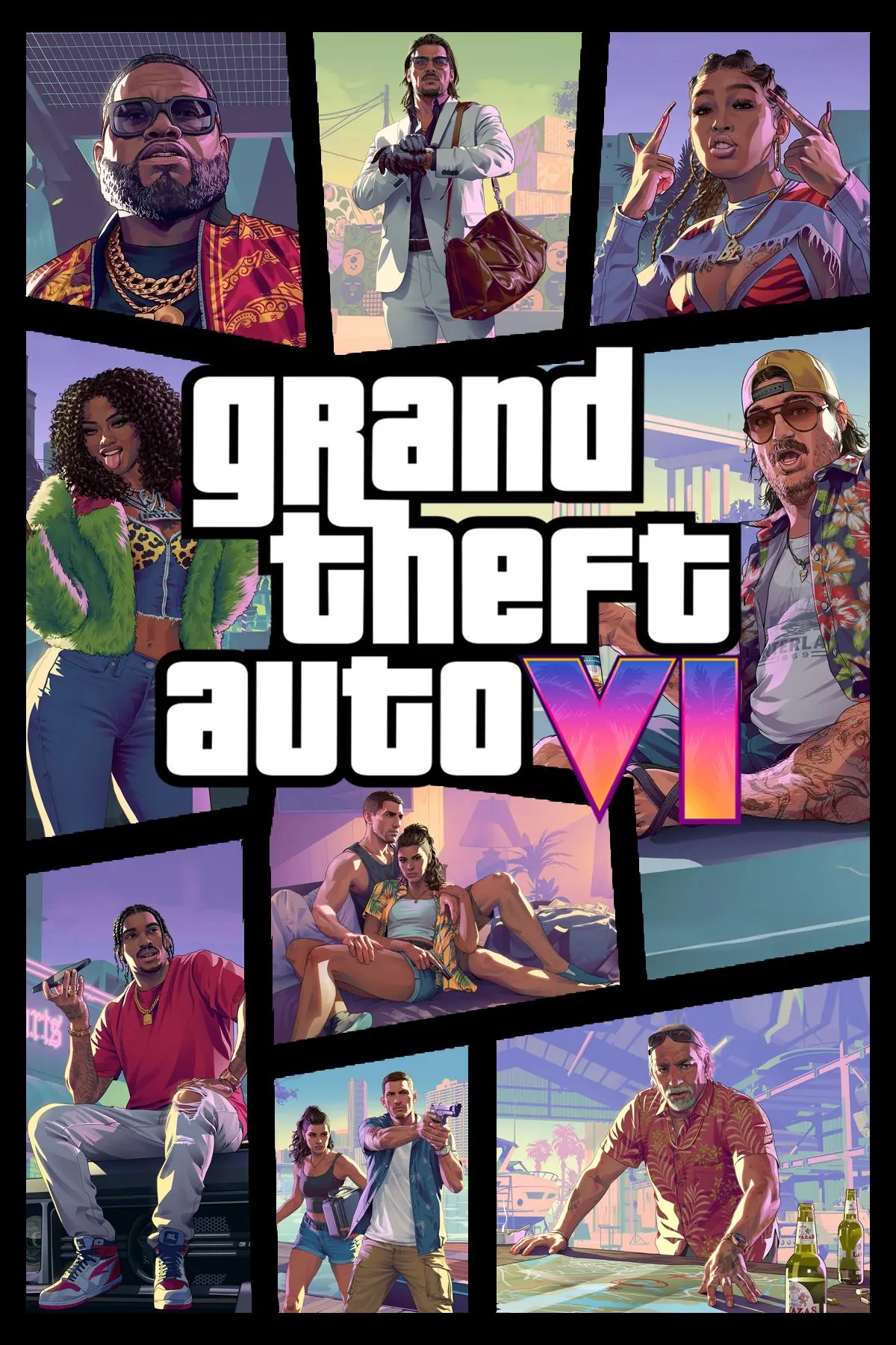 Ảnh bìa chính thức của bom tấn Grand Theft Auto 6 từ Rockstar Games