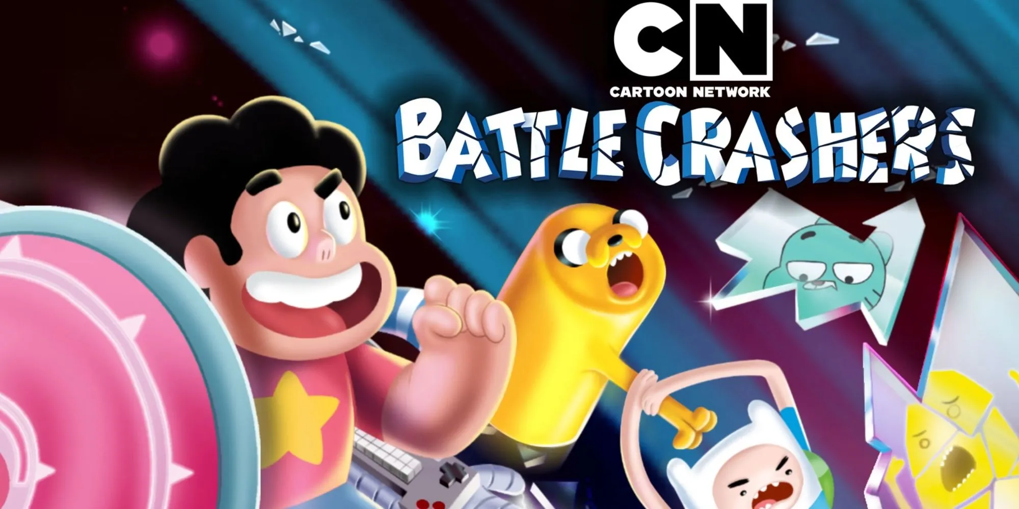 Ảnh bìa game Cartoon Network Battle Crashers với nhiều nhân vật hoạt hình