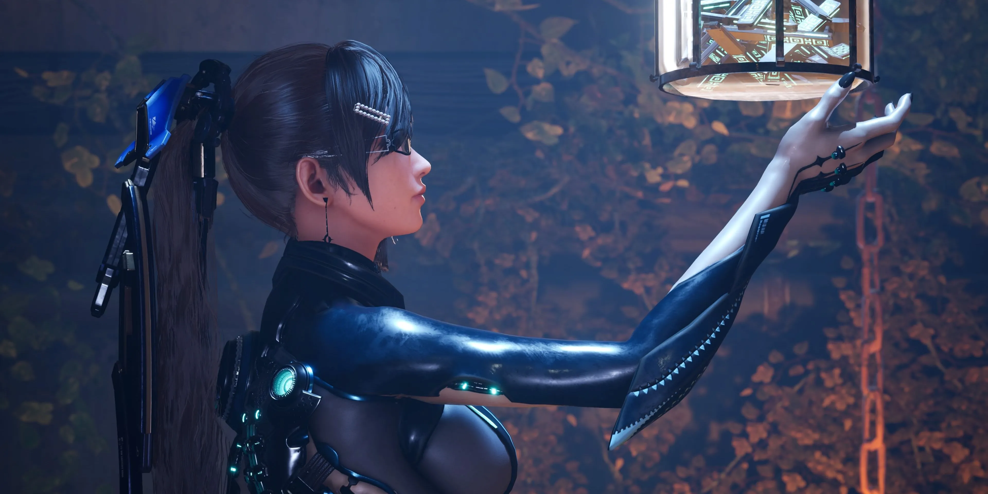 Ảnh chụp màn hình game Stellar Blade với nhân vật Eve, minh họa chất lượng đồ họa