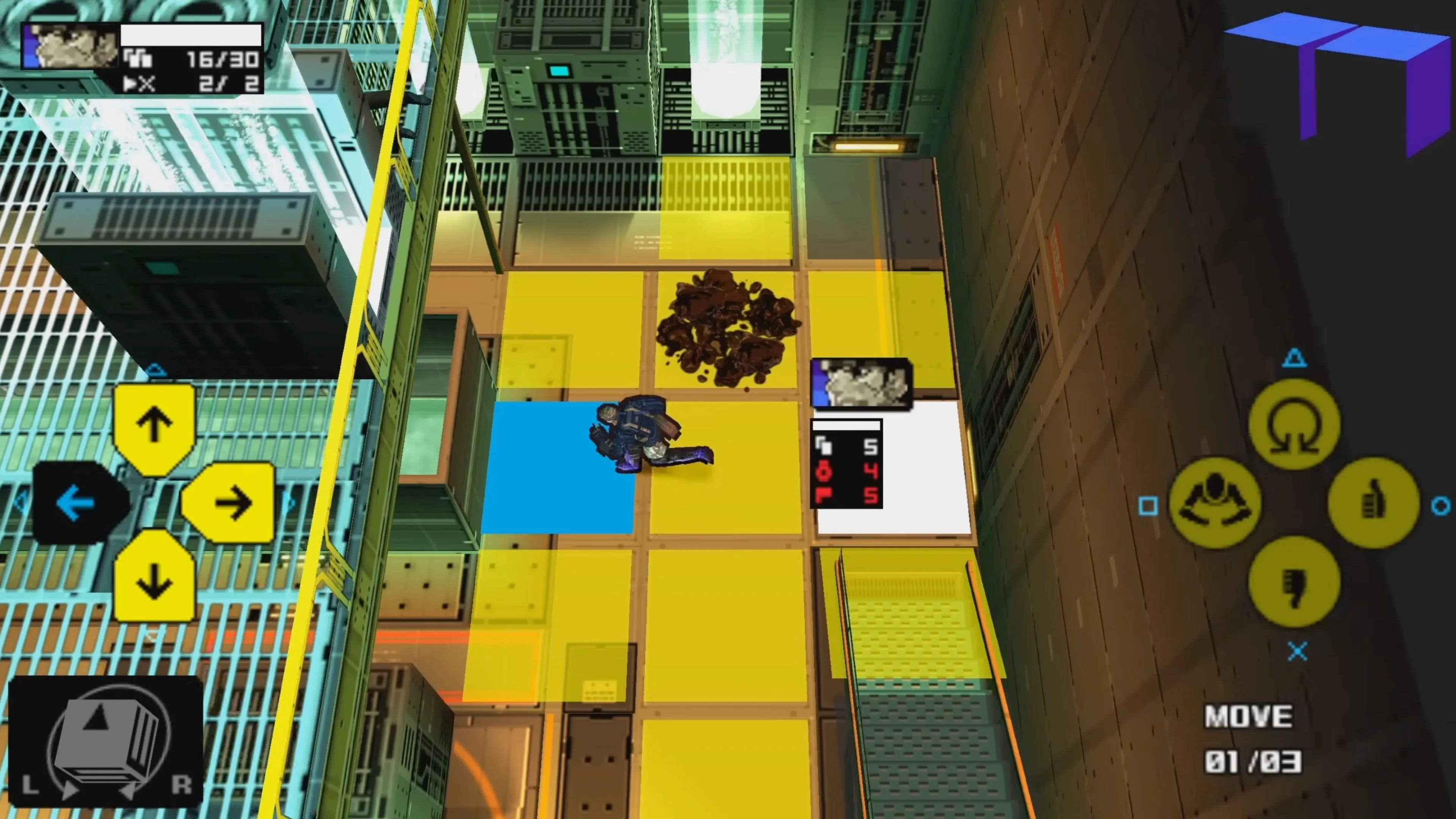 Ảnh chụp màn hình Metal Gear Acid 2
