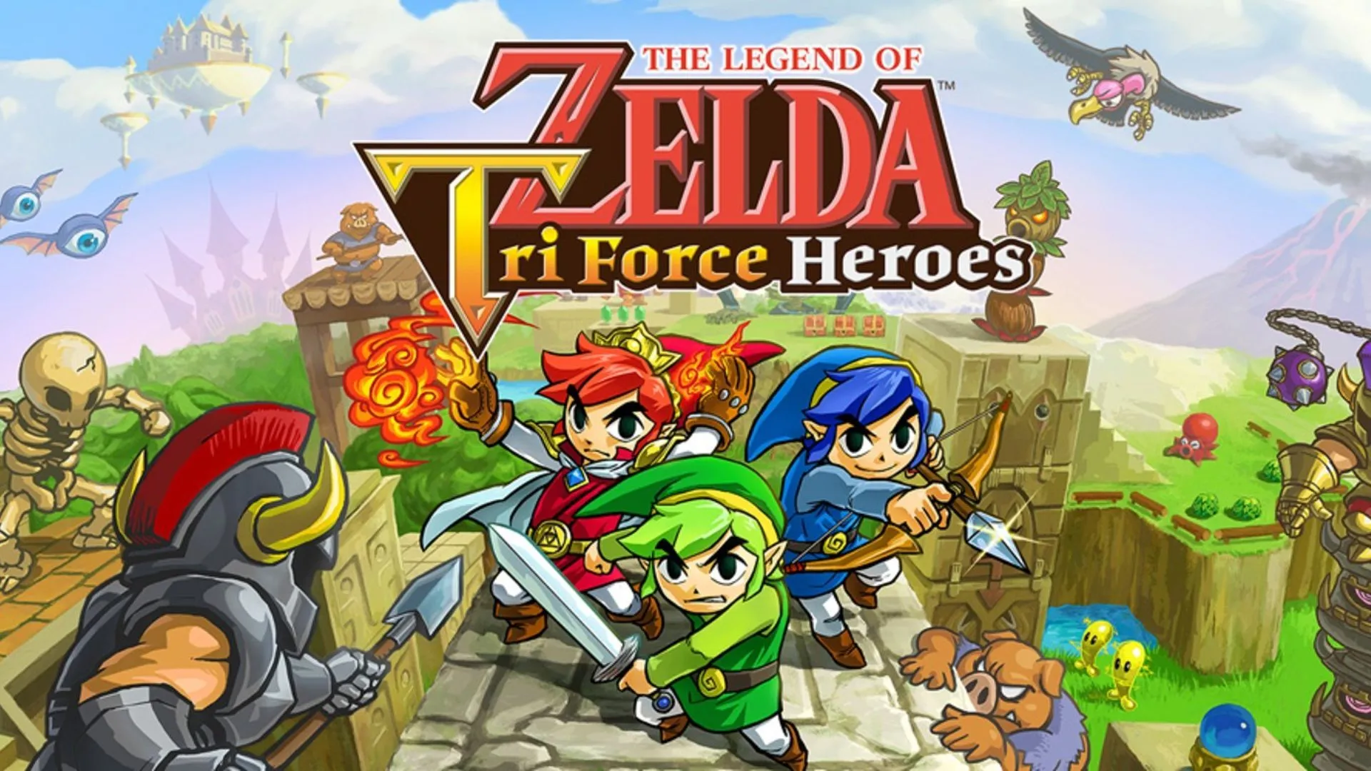 Ảnh chụp màn hình trailer The Legend of Zelda: Tri Force Heroes