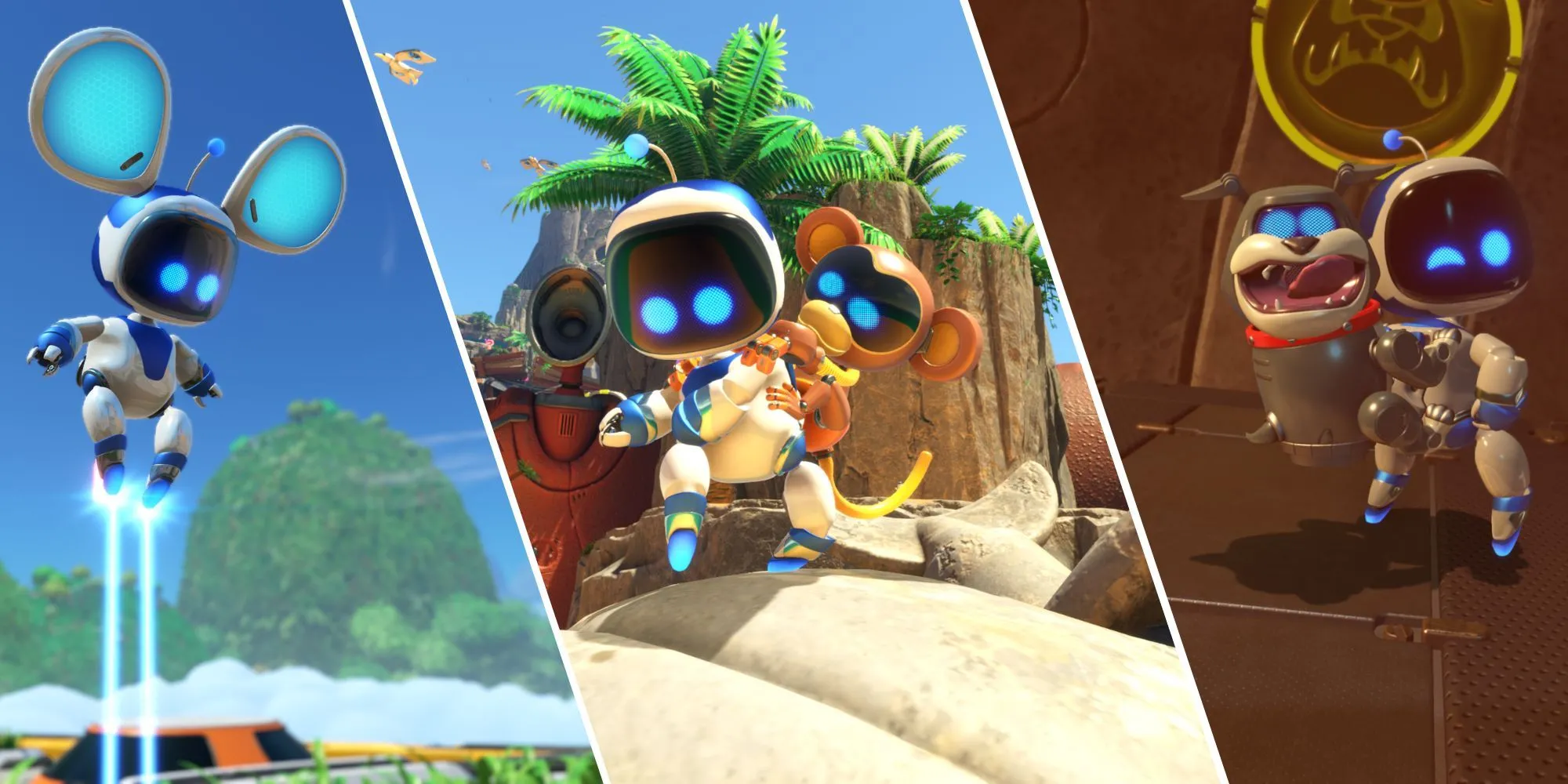 Astro Bot sử dụng một trong nhiều kỹ năng đặc biệt của mình, thể hiện sự đa dạng về sức mạnh trong game