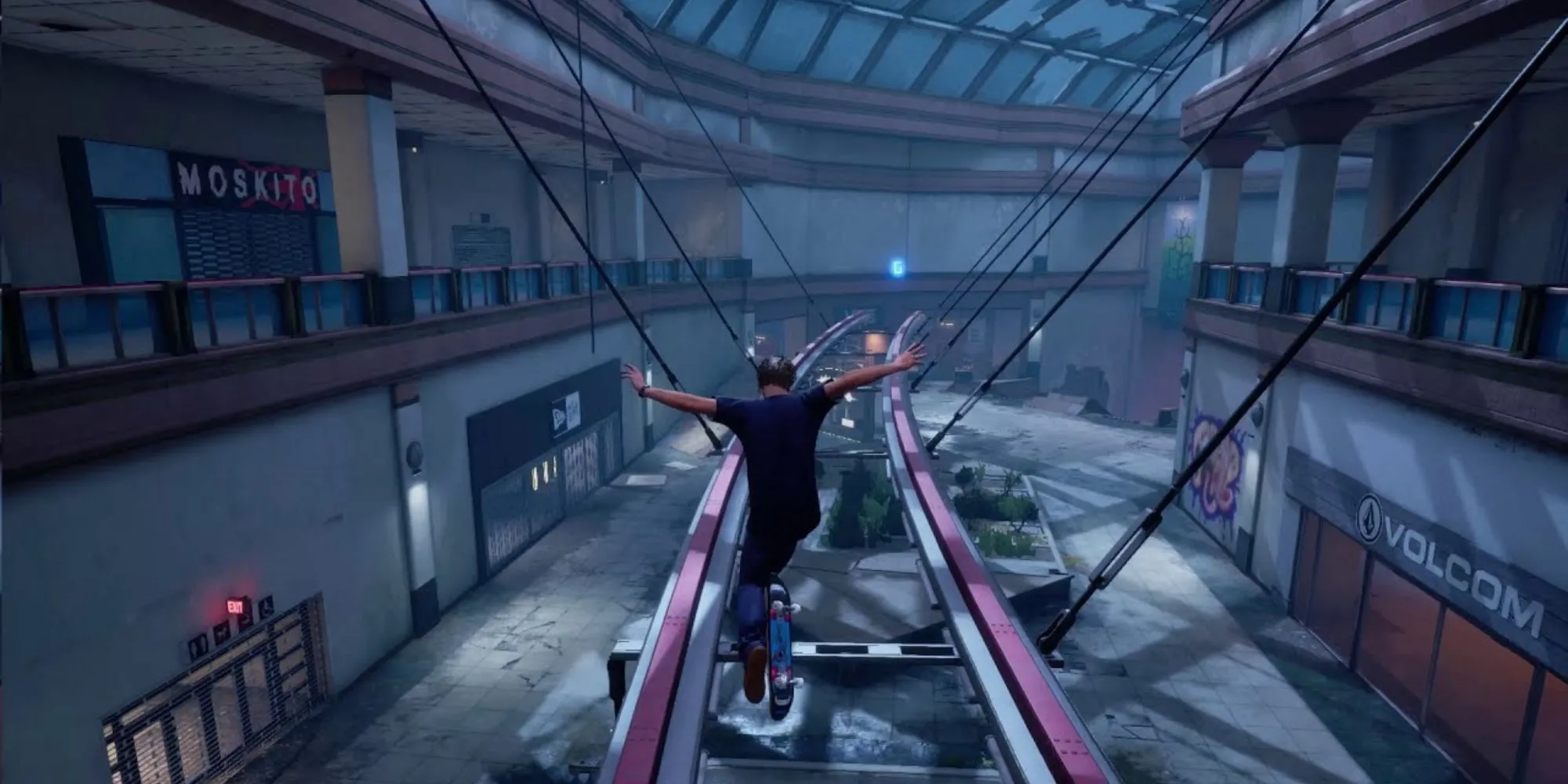 Bản đồ Mall trong Tony Hawk's Pro Skater 1