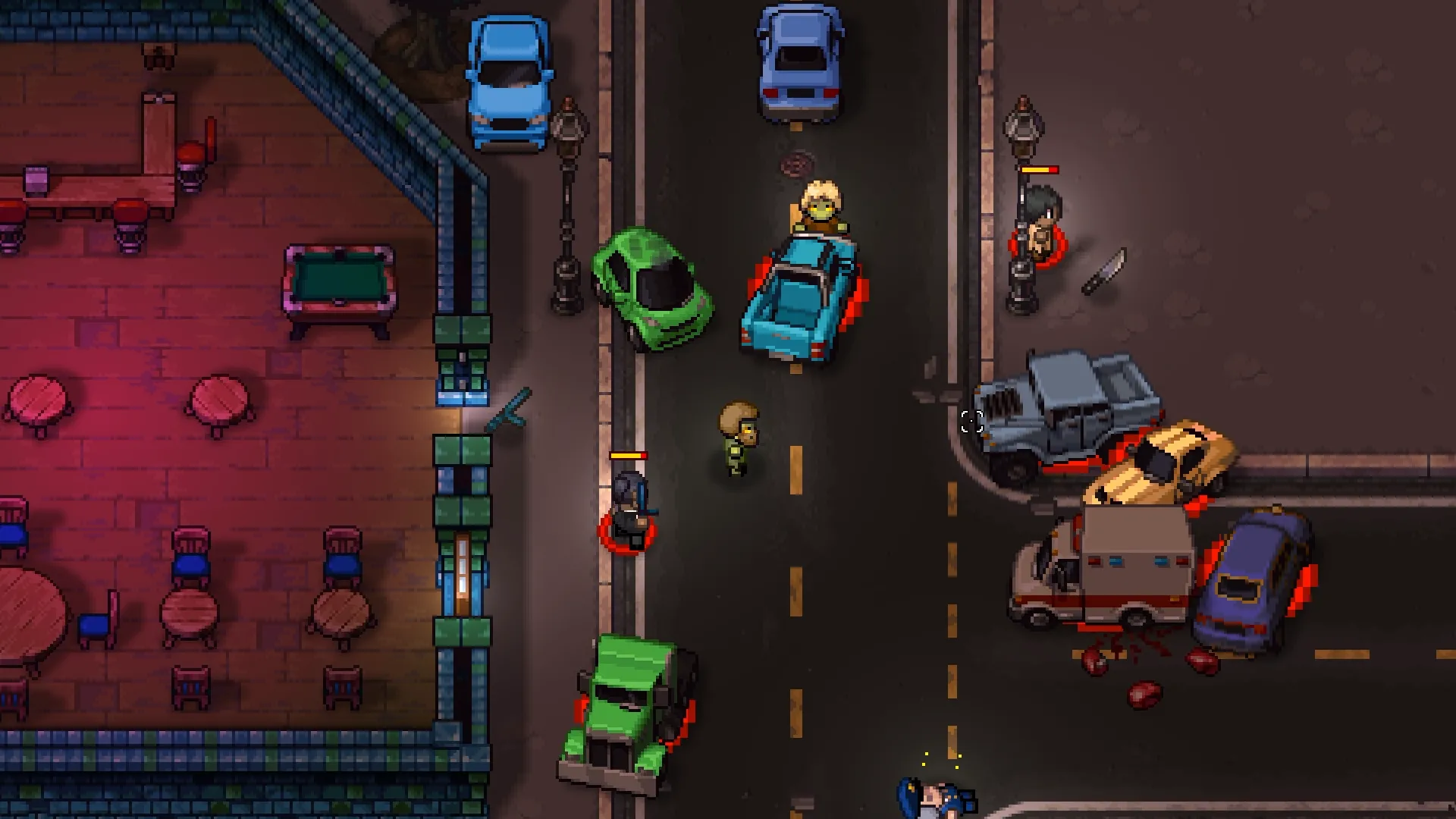 Các nhân vật đa dạng trong thế giới mở của game indie Streets Of Rogue 2
