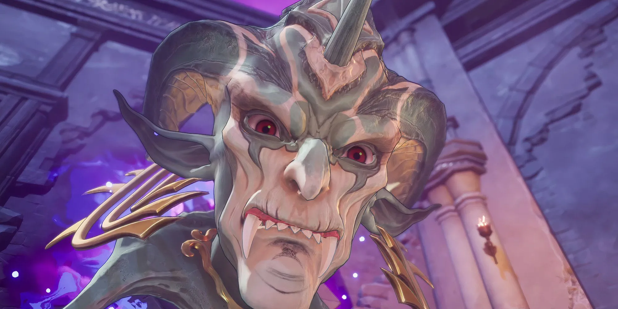 Cận cảnh boss Zable Fahr, Benevodon Bóng Tối trong Visions of Mana.