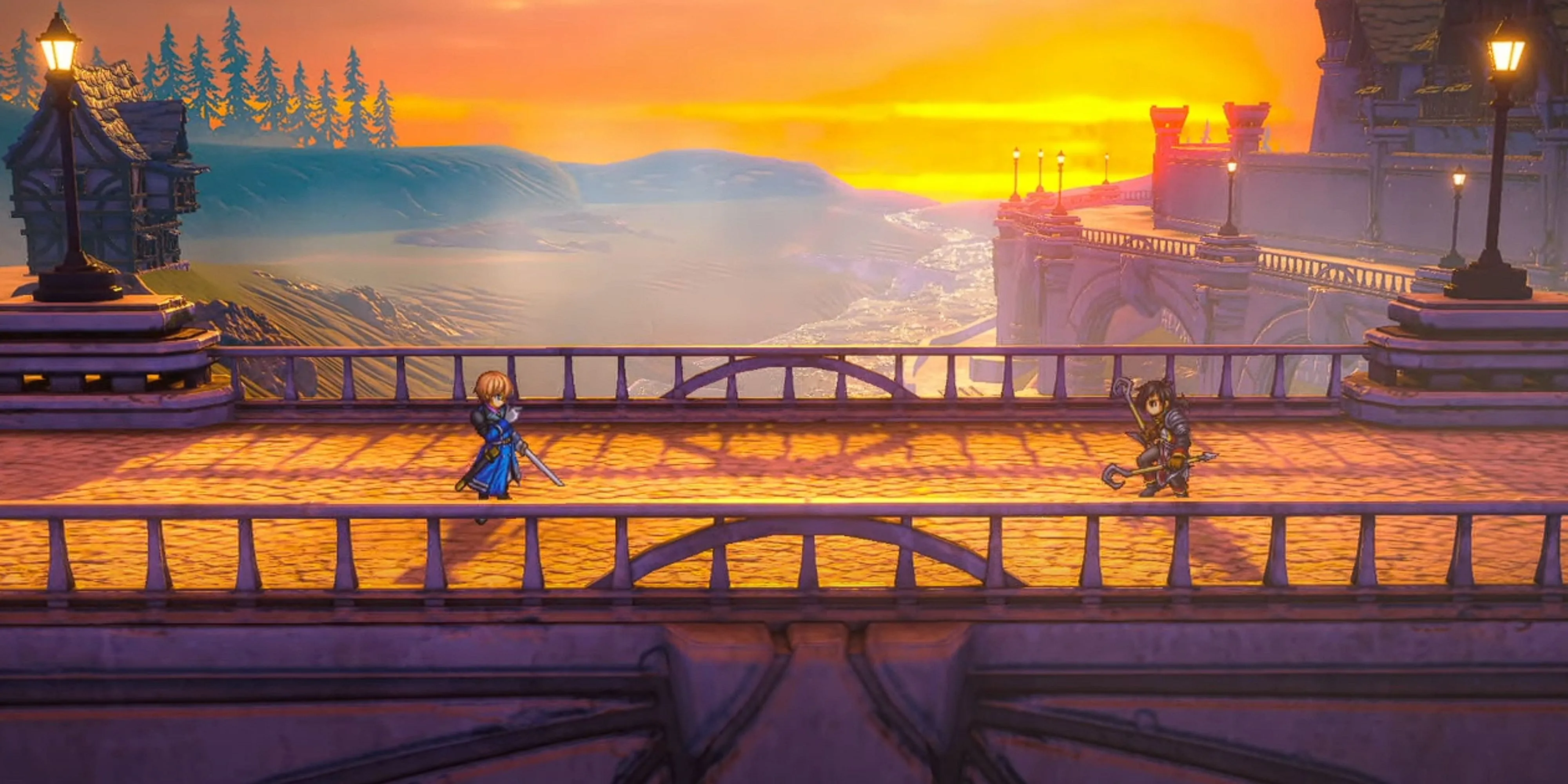 Cảnh chiến tranh chiến thuật quy mô lớn trong Eiyuden Chronicle: Hundred Heroes