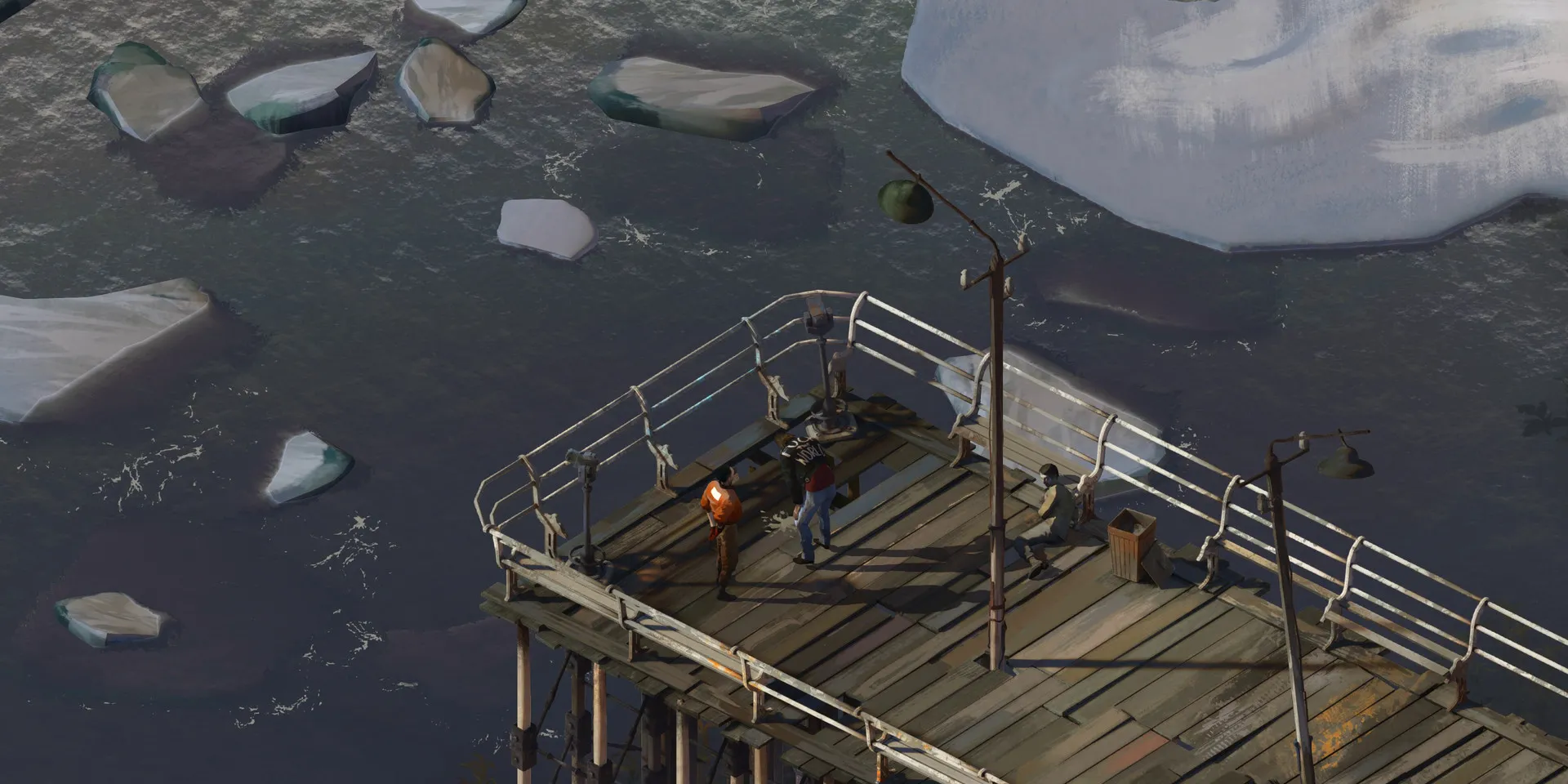 Cảnh gameplay từ game nhập vai Disco Elysium