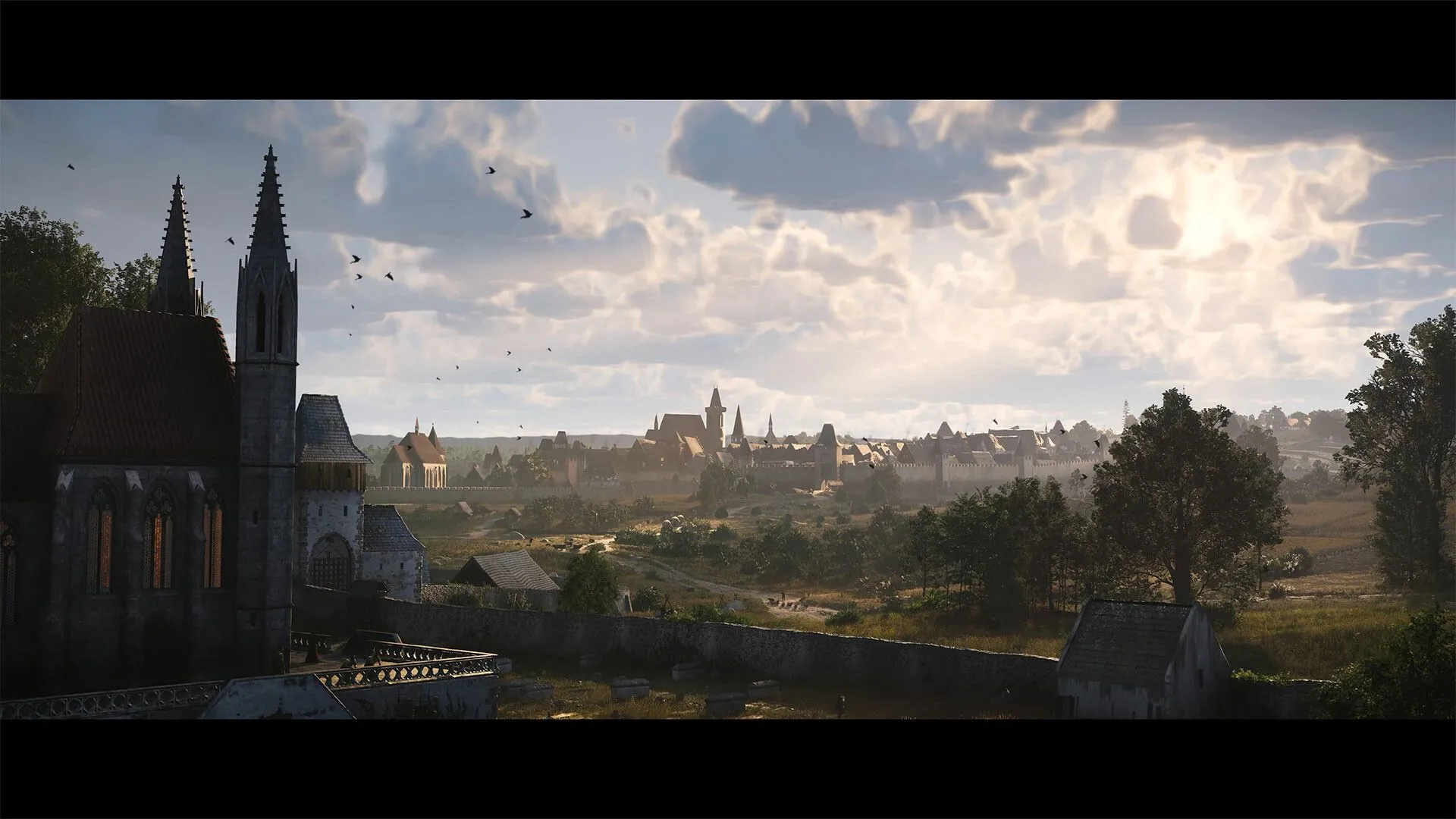Cảnh trong game Kingdom Come Deliverance 2 với nhân vật Henry và ngựa